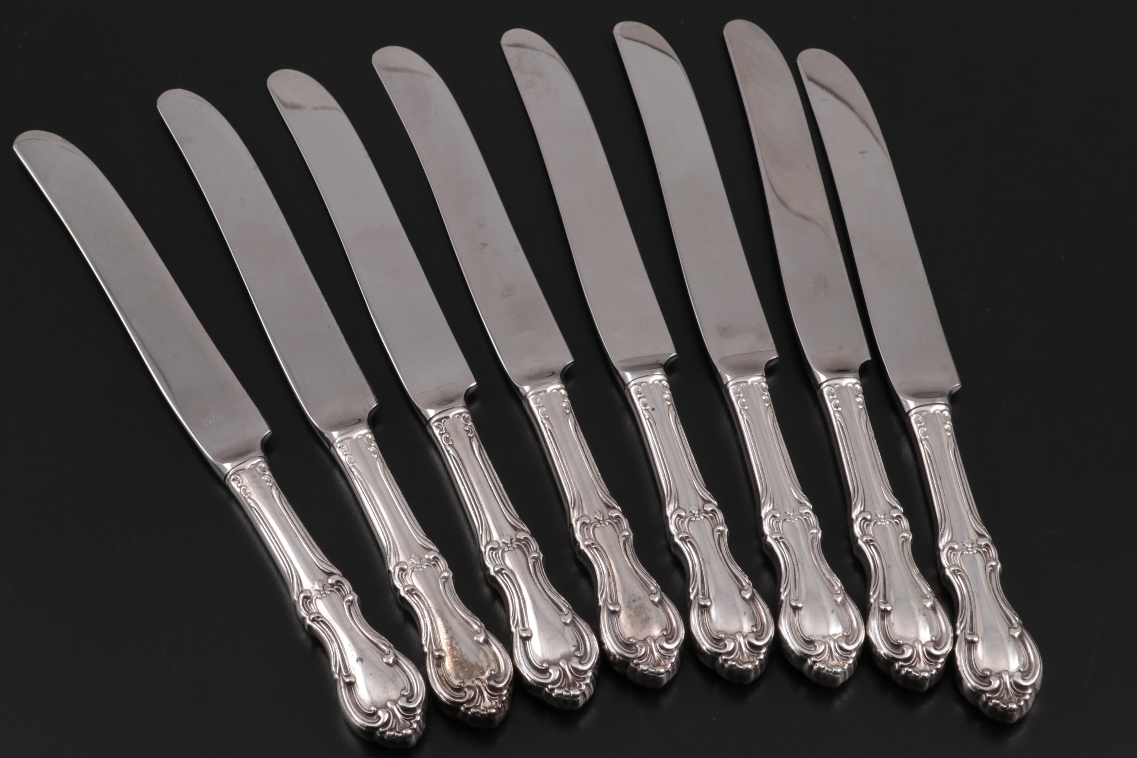 International Silver "Joan of Arc" Sterling Silver Handled Dinner Knives