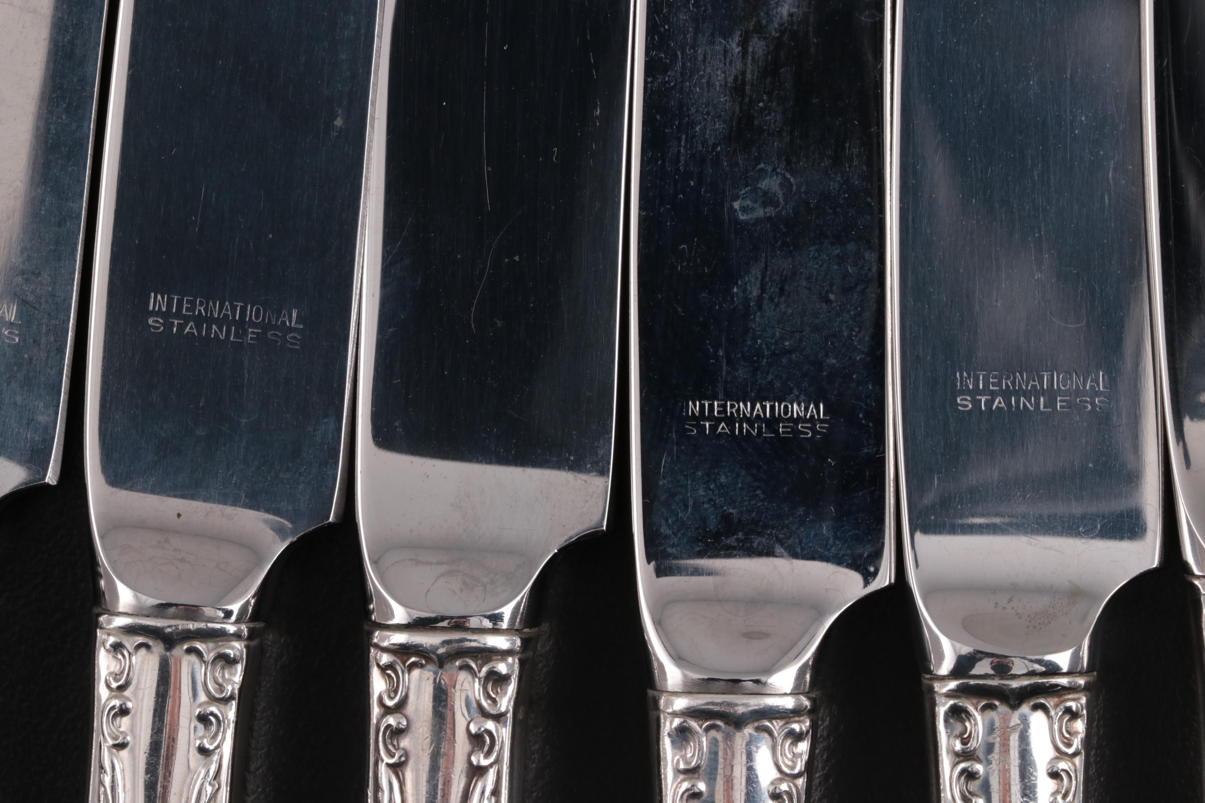 International Silver "Joan of Arc" Sterling Silver Handled Dinner Knives