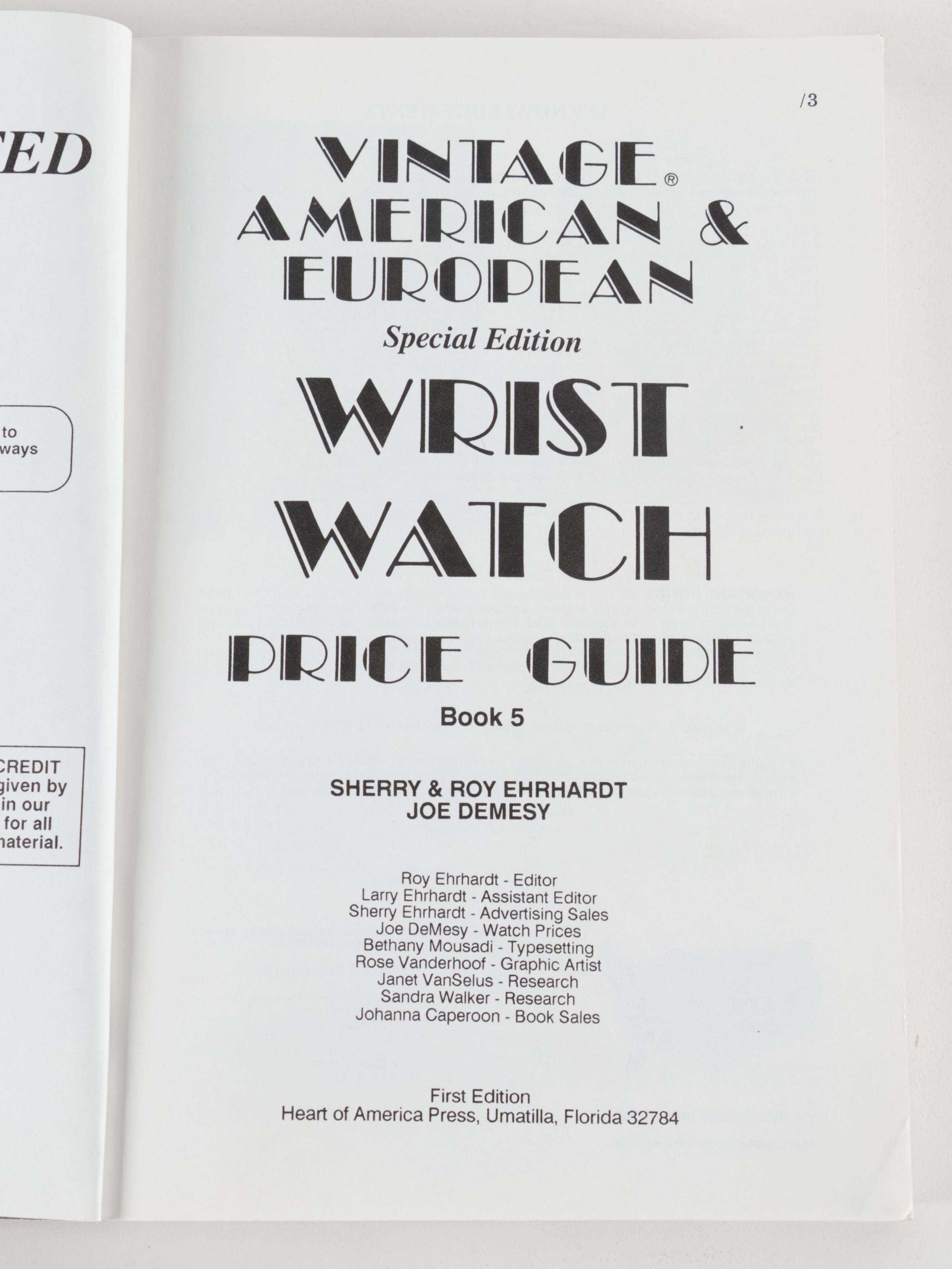 Wrist Watch Price Guides, Christie's Sale Catalog, Identification, and More