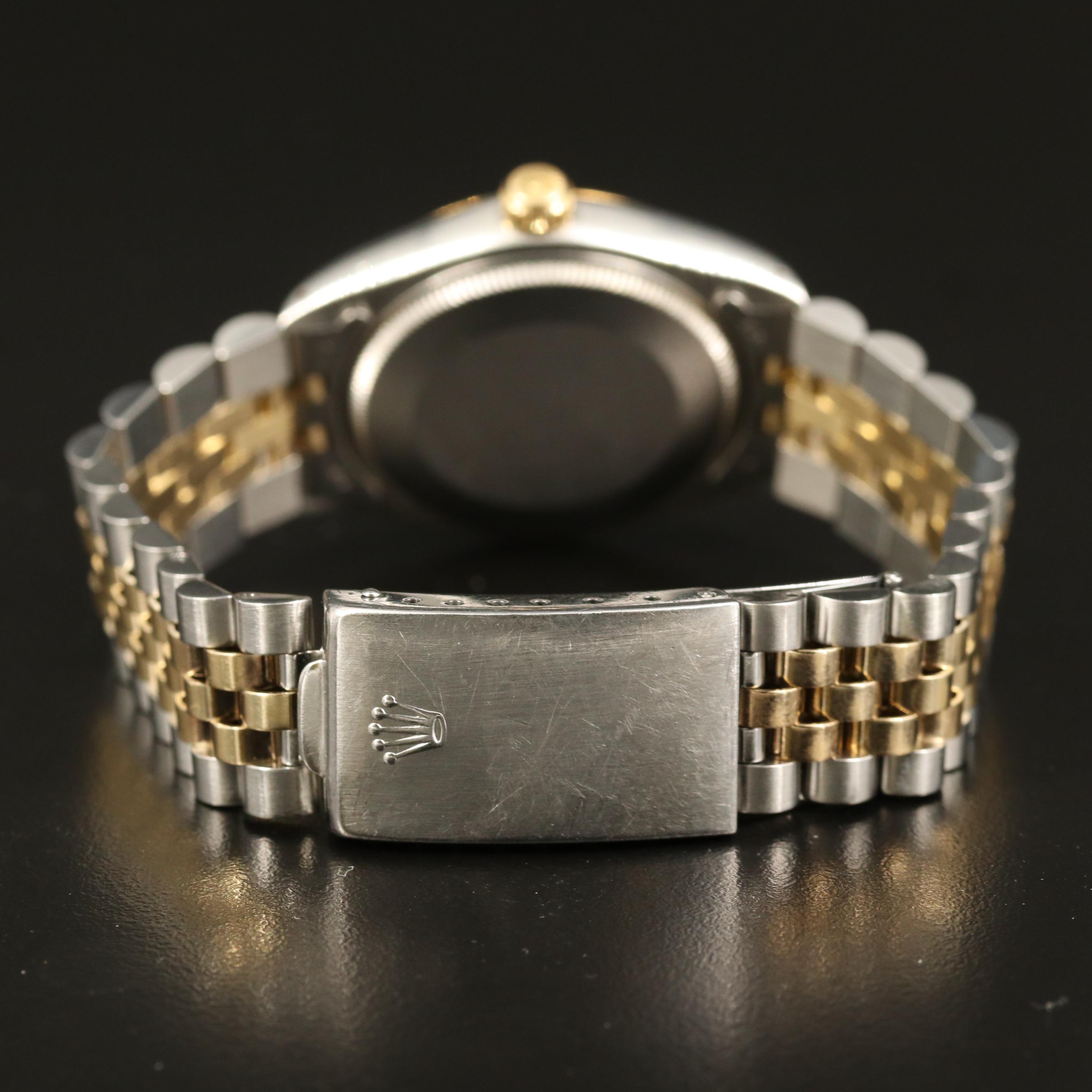 1979 Rolex Air King 5501 14K Gold and Stainless Steel Automatic Watch