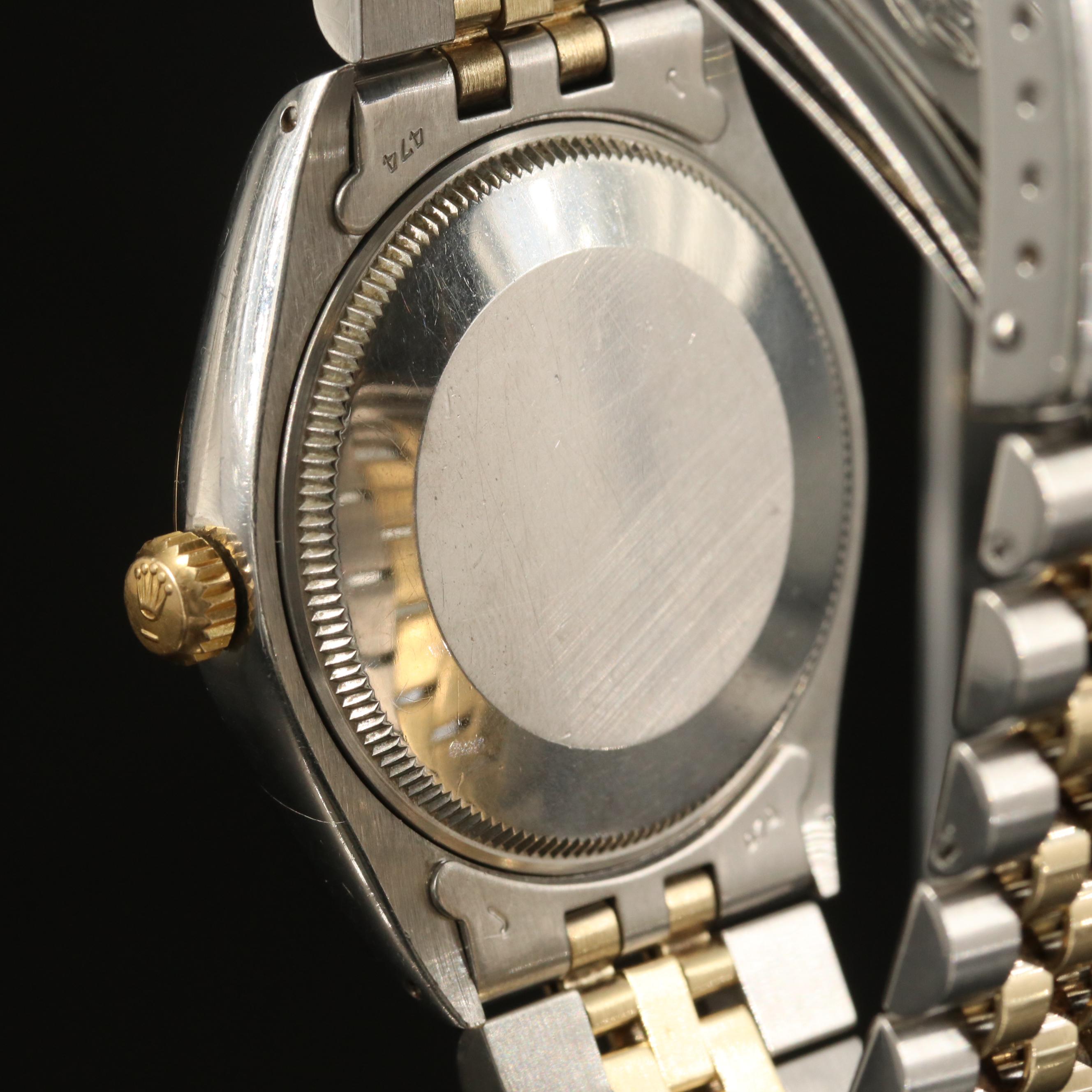 1979 Rolex Air King 5501 14K Gold and Stainless Steel Automatic Watch