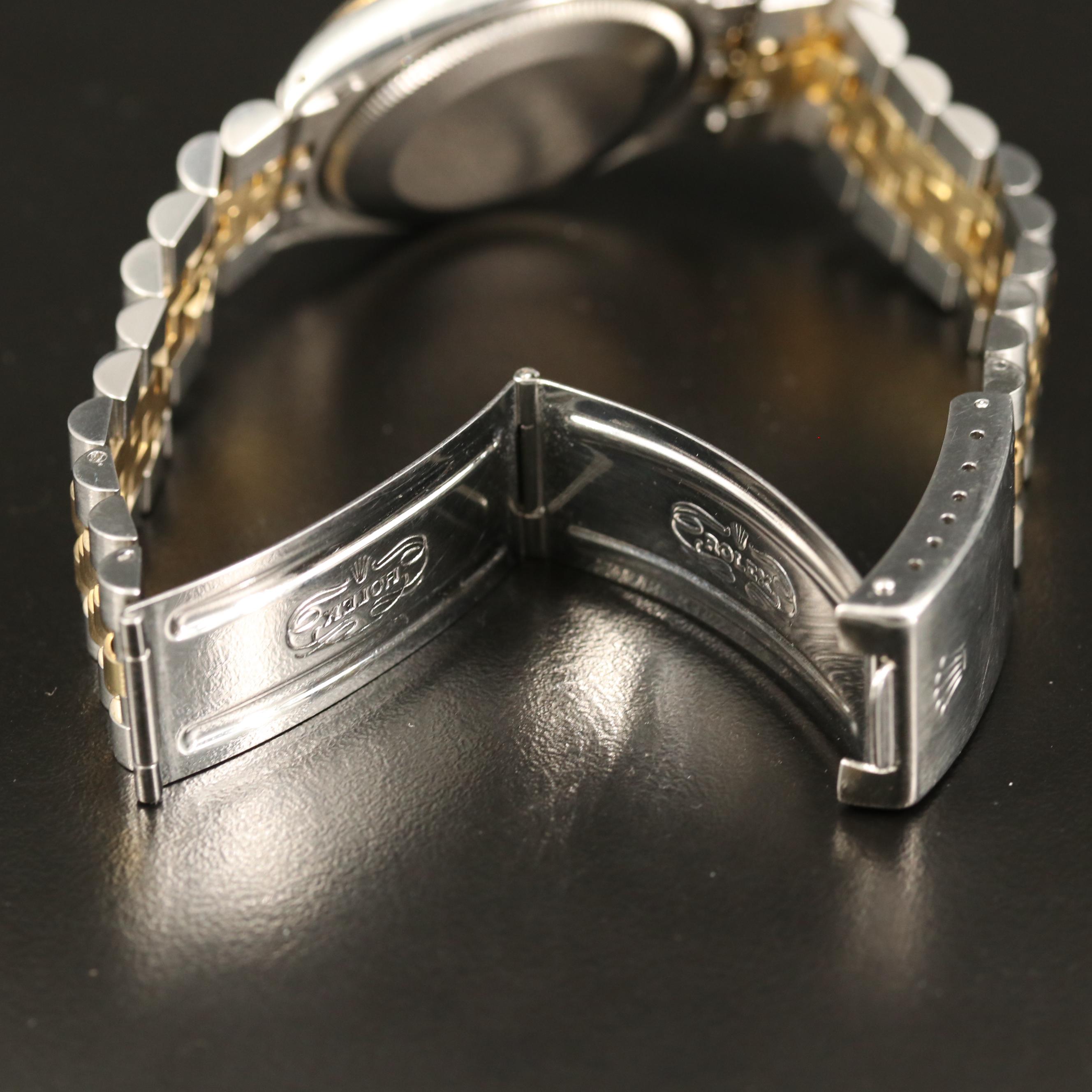 1979 Rolex Air King 5501 14K Gold and Stainless Steel Automatic Watch