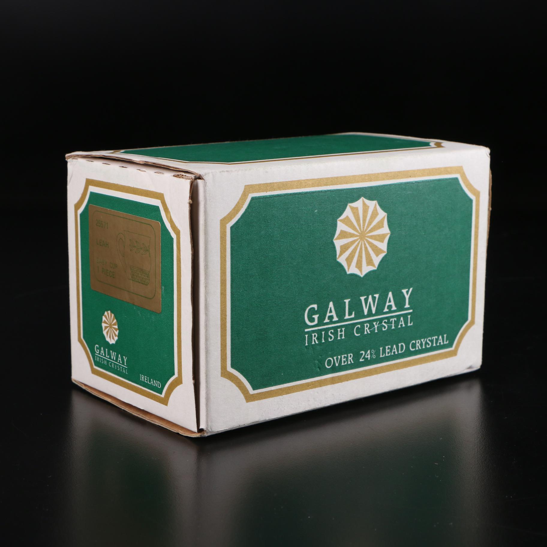 Galway Irish Crystal Baby Cup