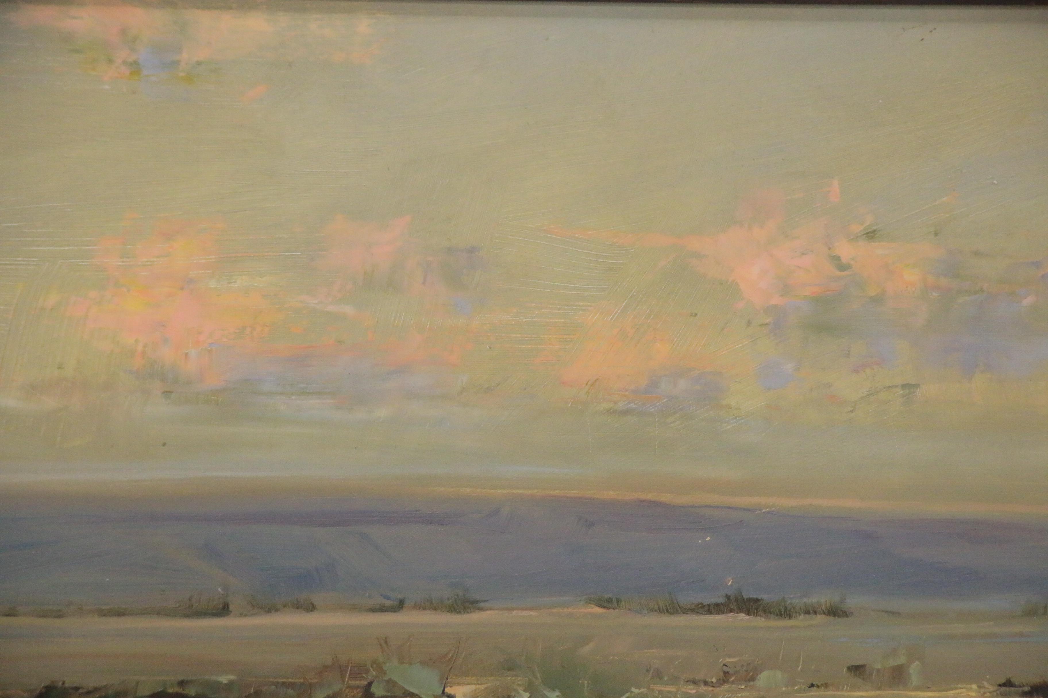 Stephen Hedgepeth Landscape Oil Painting "Going West," 2020