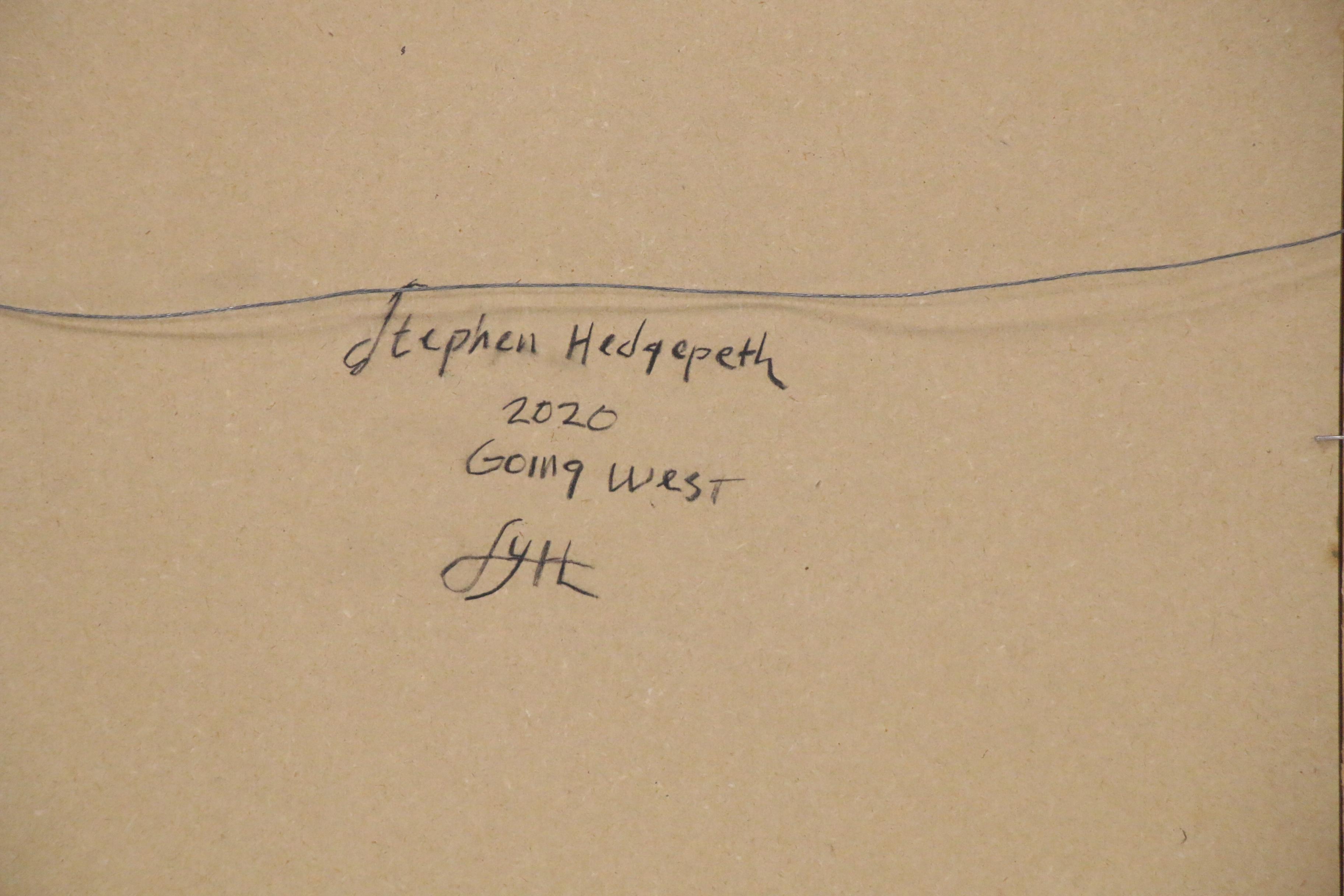 Stephen Hedgepeth Landscape Oil Painting "Going West," 2020