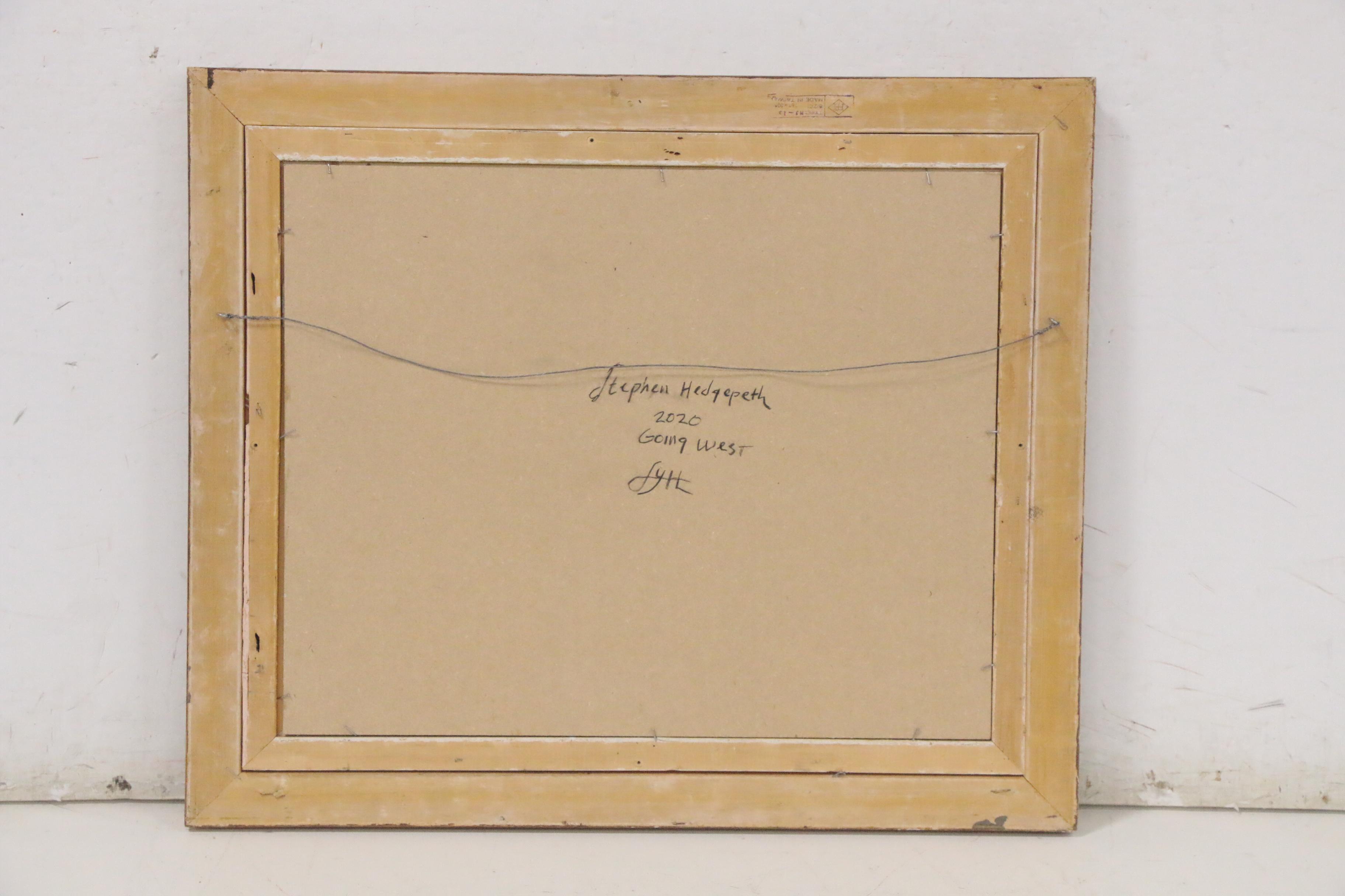 Stephen Hedgepeth Landscape Oil Painting "Going West," 2020