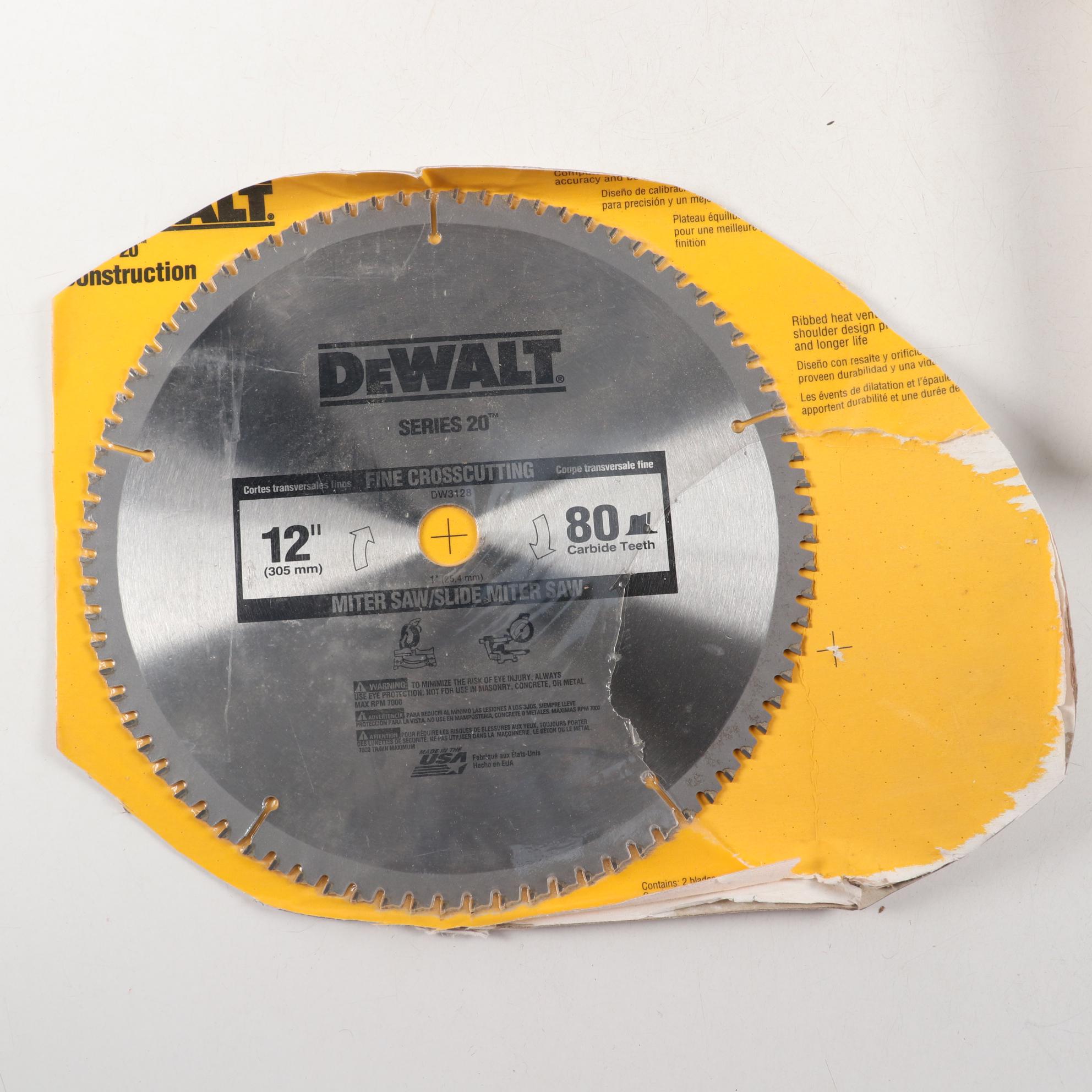 DeWalt, Forrest Premium Saw Blades and Dado Set