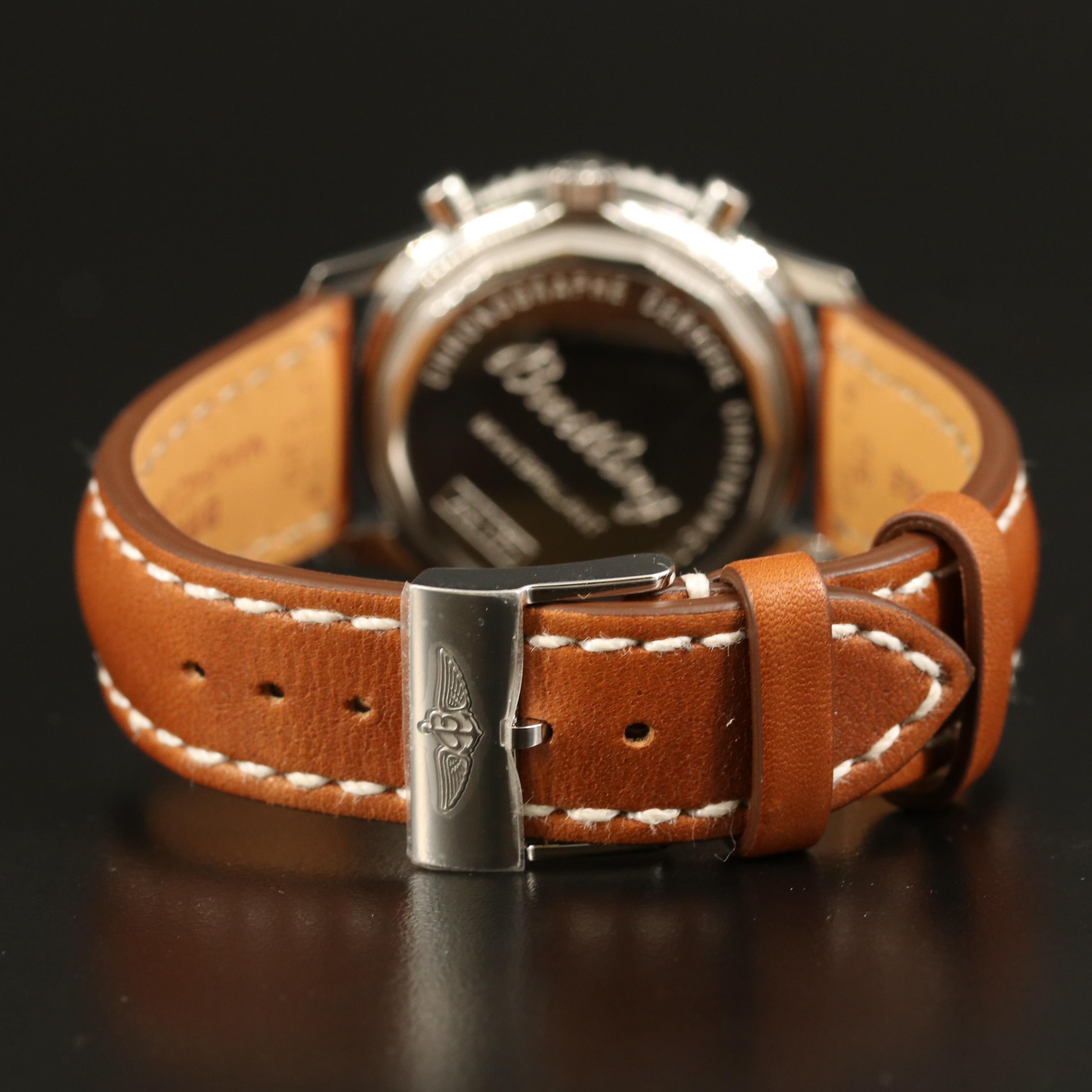 Breitling Montbrilliant Chronograph Stainless Steel Automatic Watch