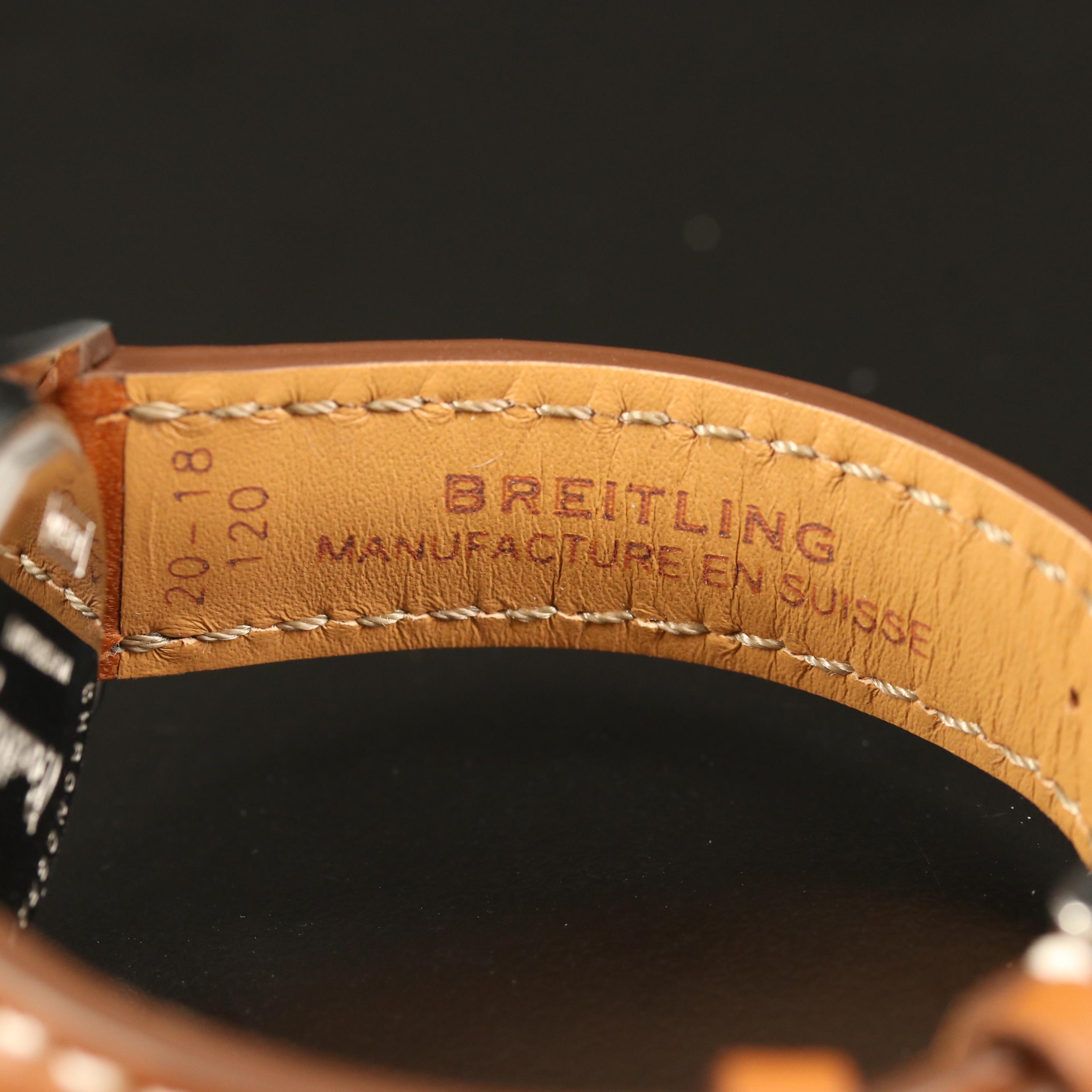 Breitling Montbrilliant Chronograph Stainless Steel Automatic Watch