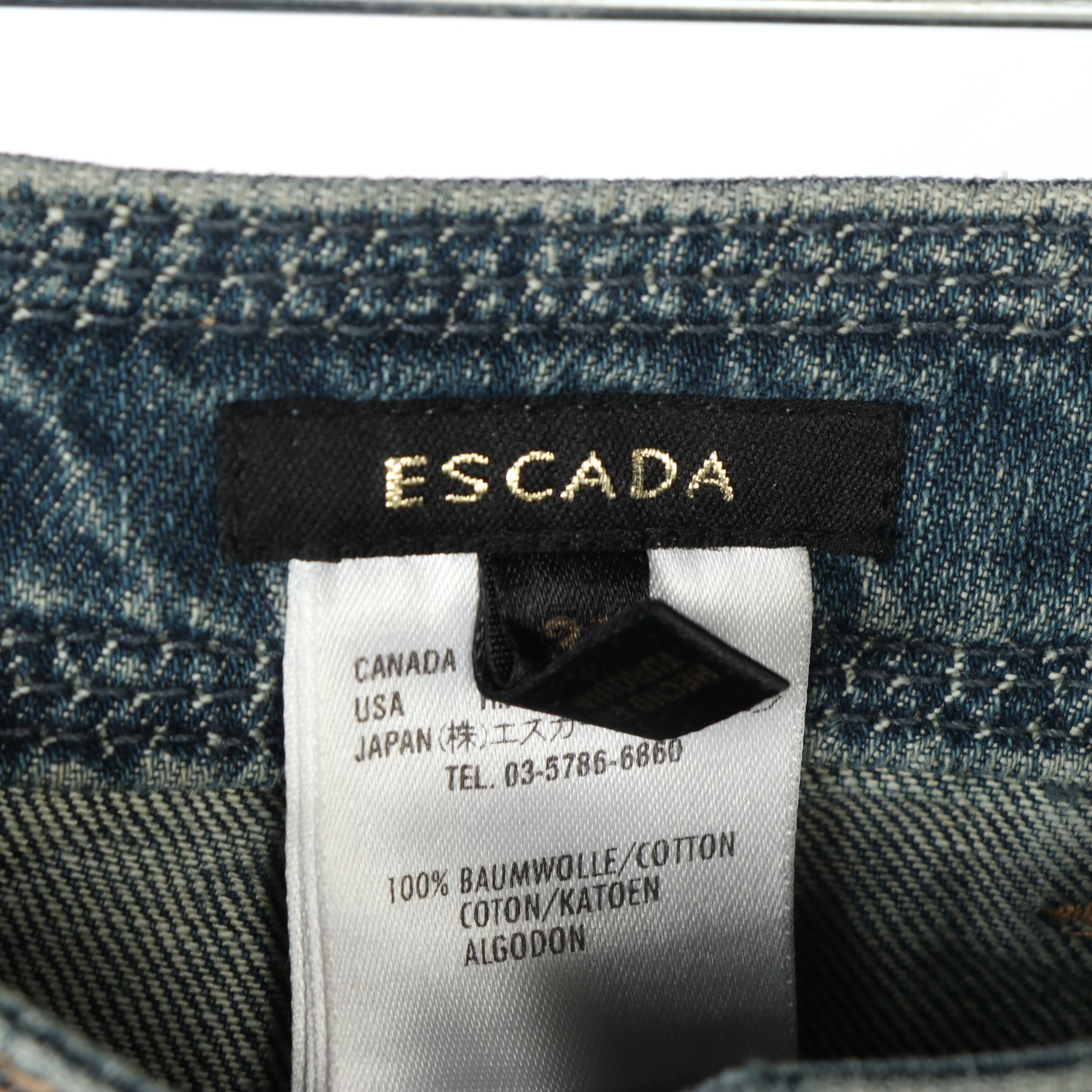 Escada Velveteen Jacket, Knit Top, Jeans and Pants
