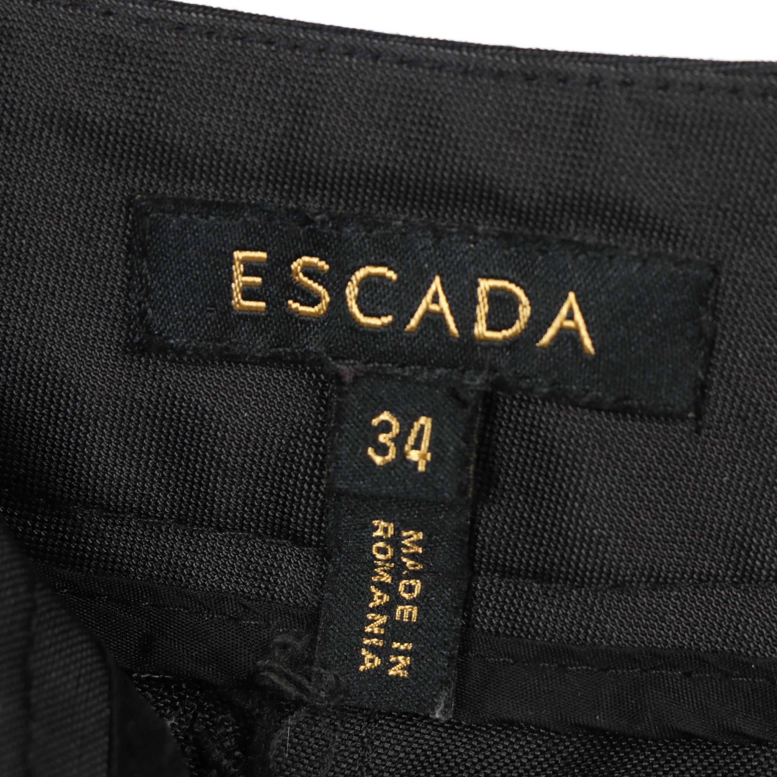 Escada Velveteen Jacket, Knit Top, Jeans and Pants