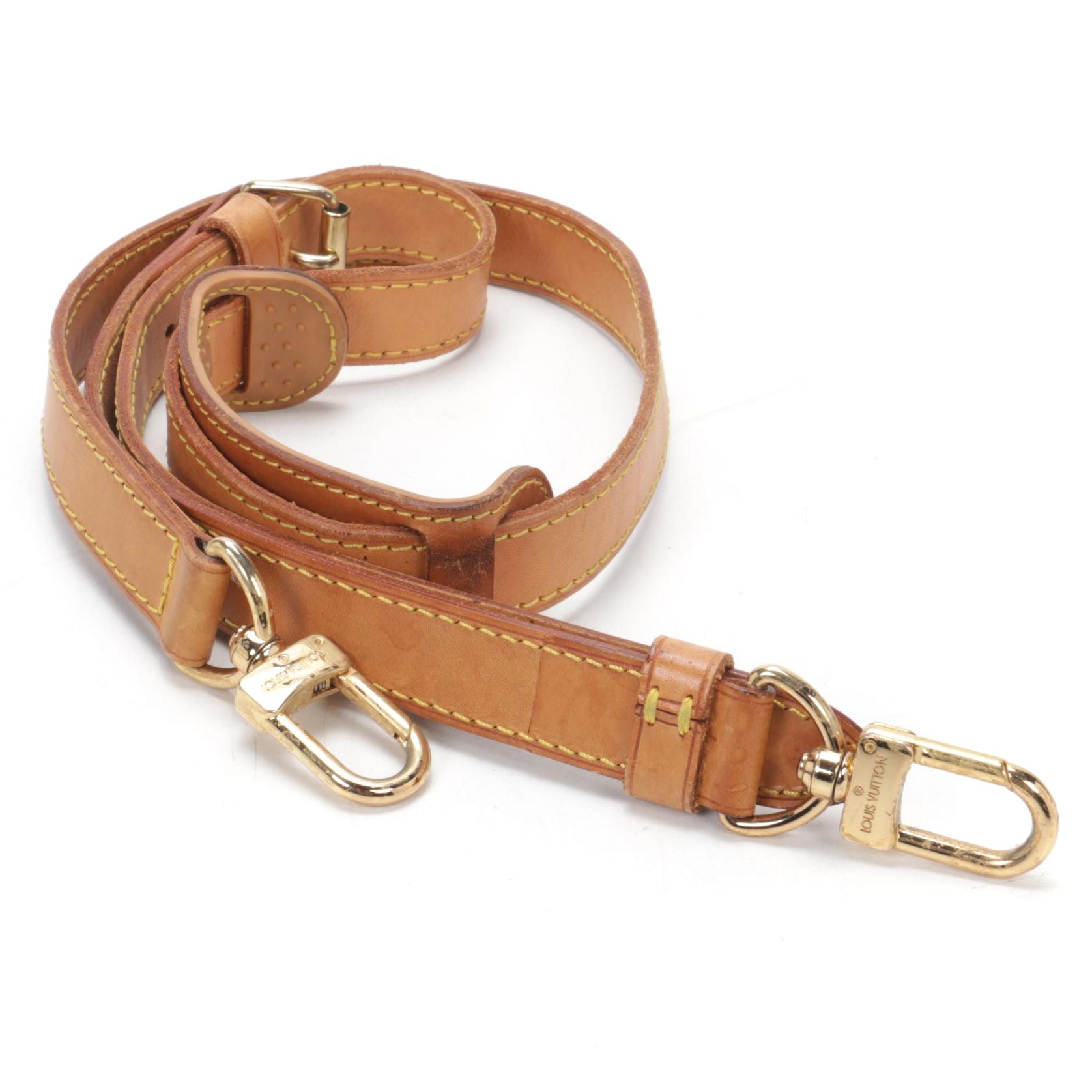 Louis Vuitton Keepall Strap in Vachetta Leather