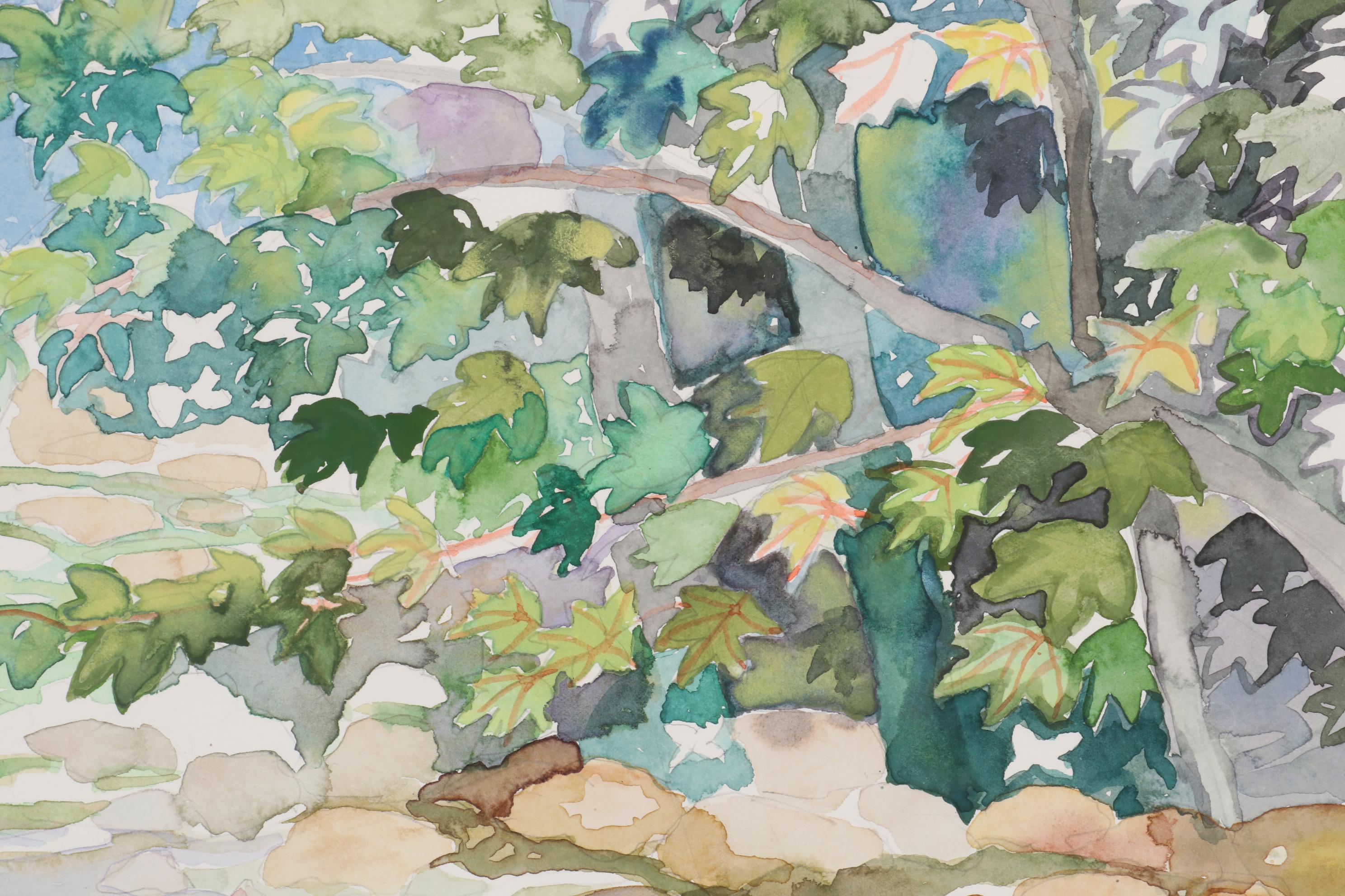 Sheila Bonser Landscape Watercolor Painting, 2010