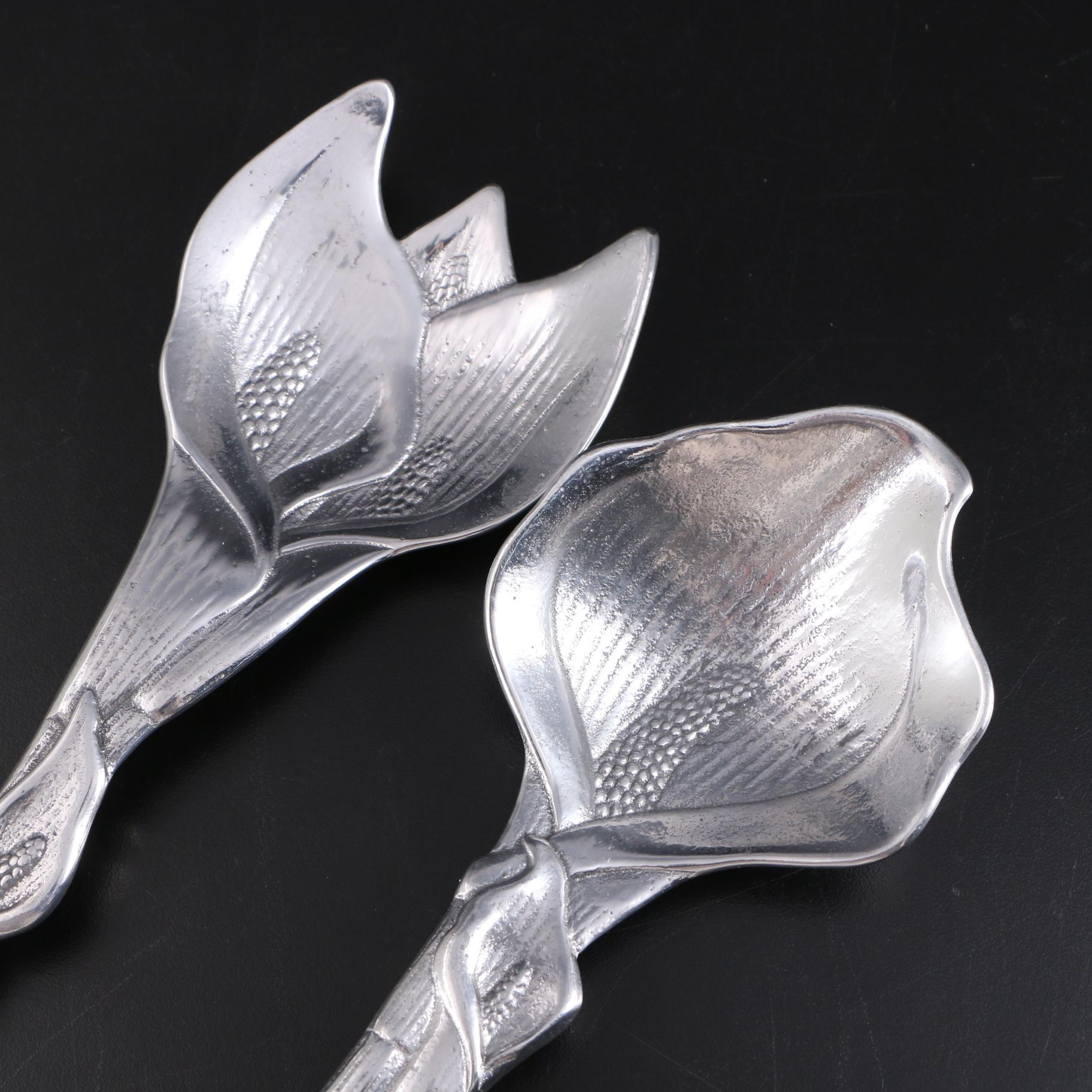 Reed and Barton "River" Utensils with Arthur Court Serveware