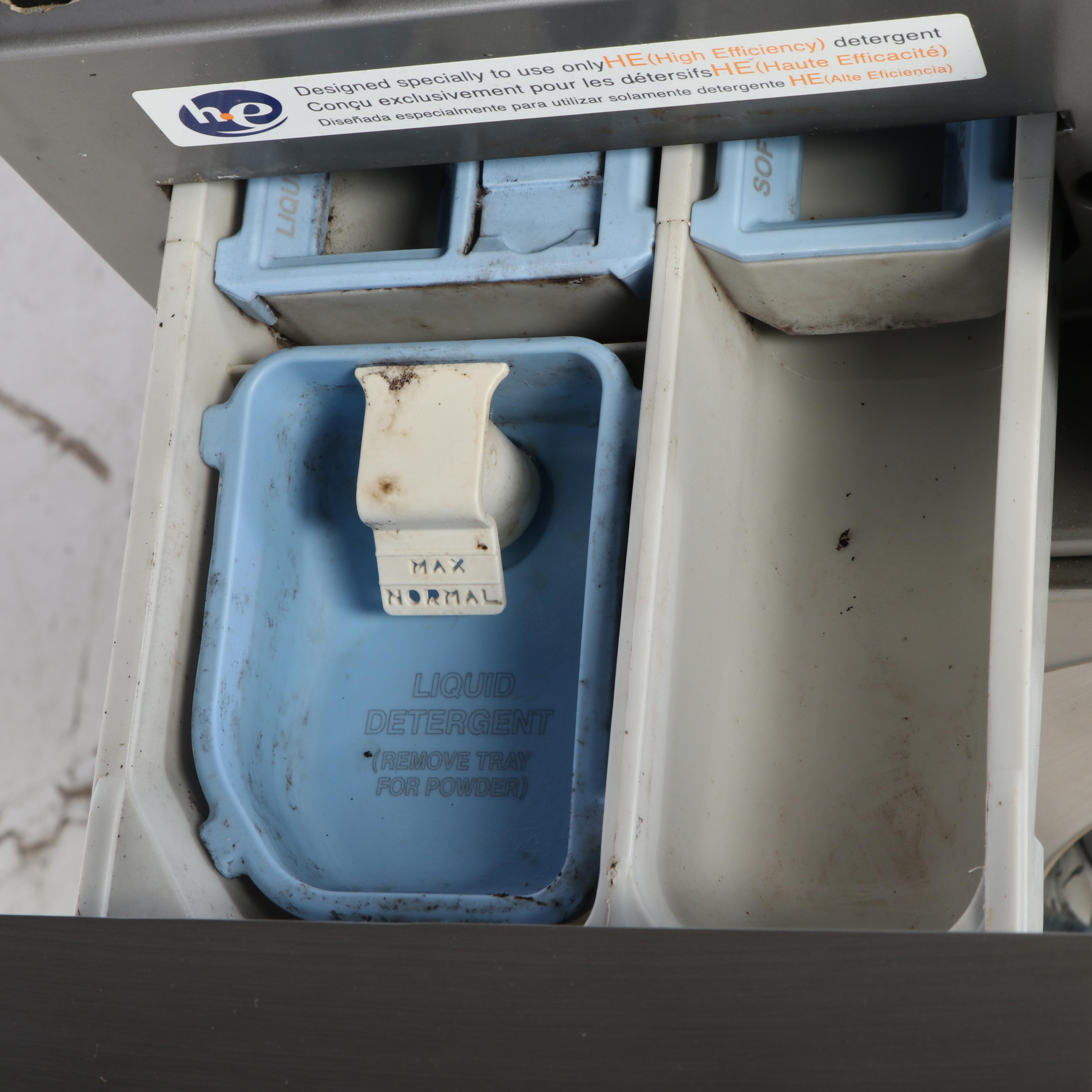 LG 3.5 cu.ft. Large Capacity "TrueSteam" Front Load Washer with Pedestal