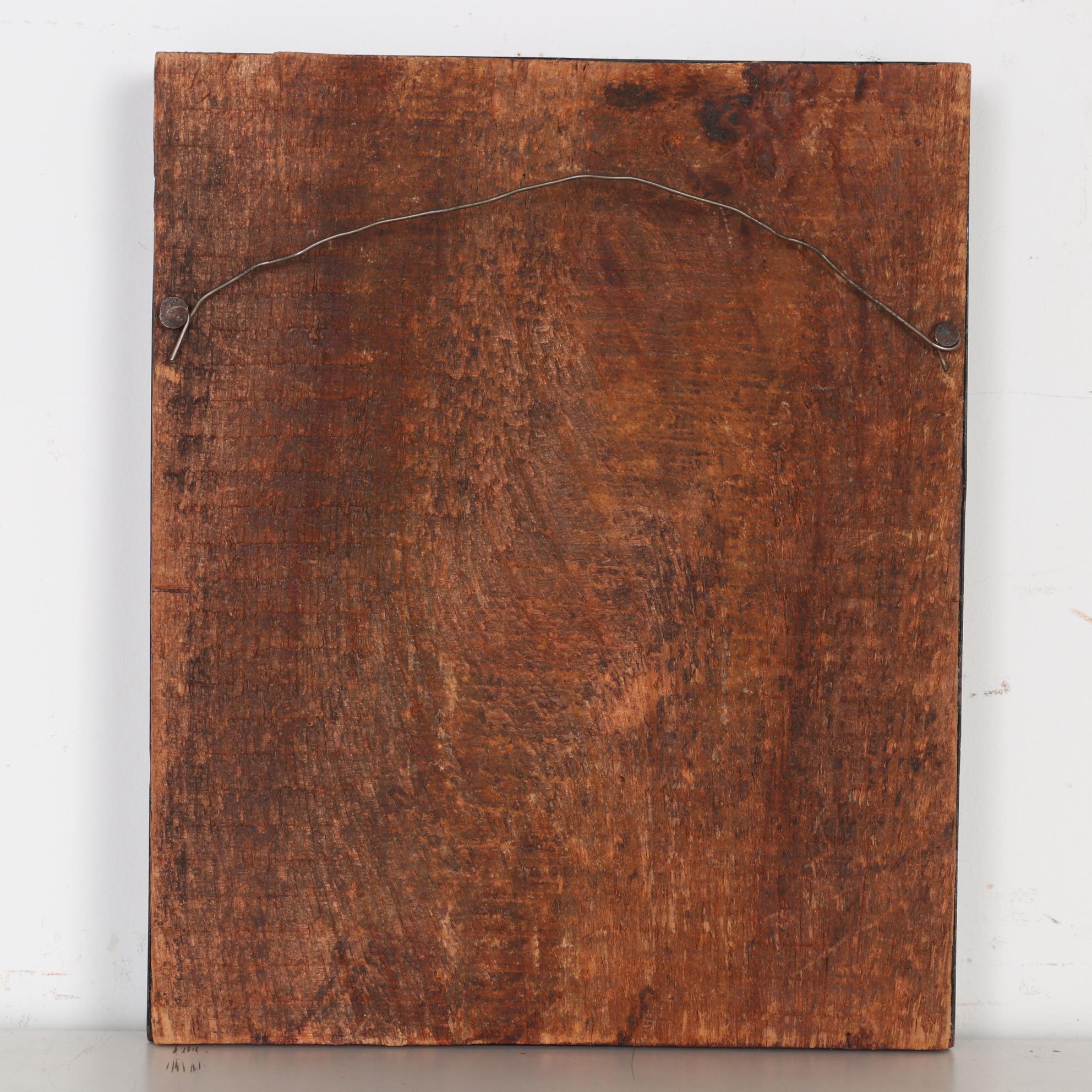 Miniature Watercolor Painting after Paul Delaroche "Napoleon I at Fontainebleau"