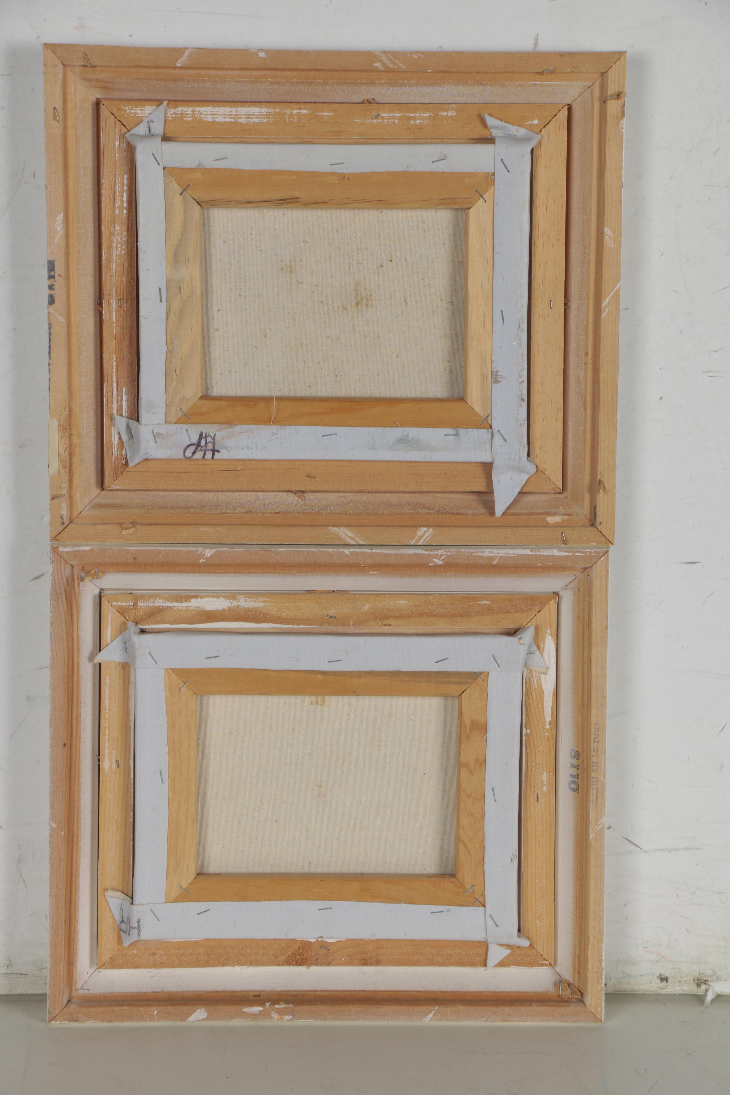 Pegaret Keeling Impasto Oil Paintings of Flowers, Late 20th Century