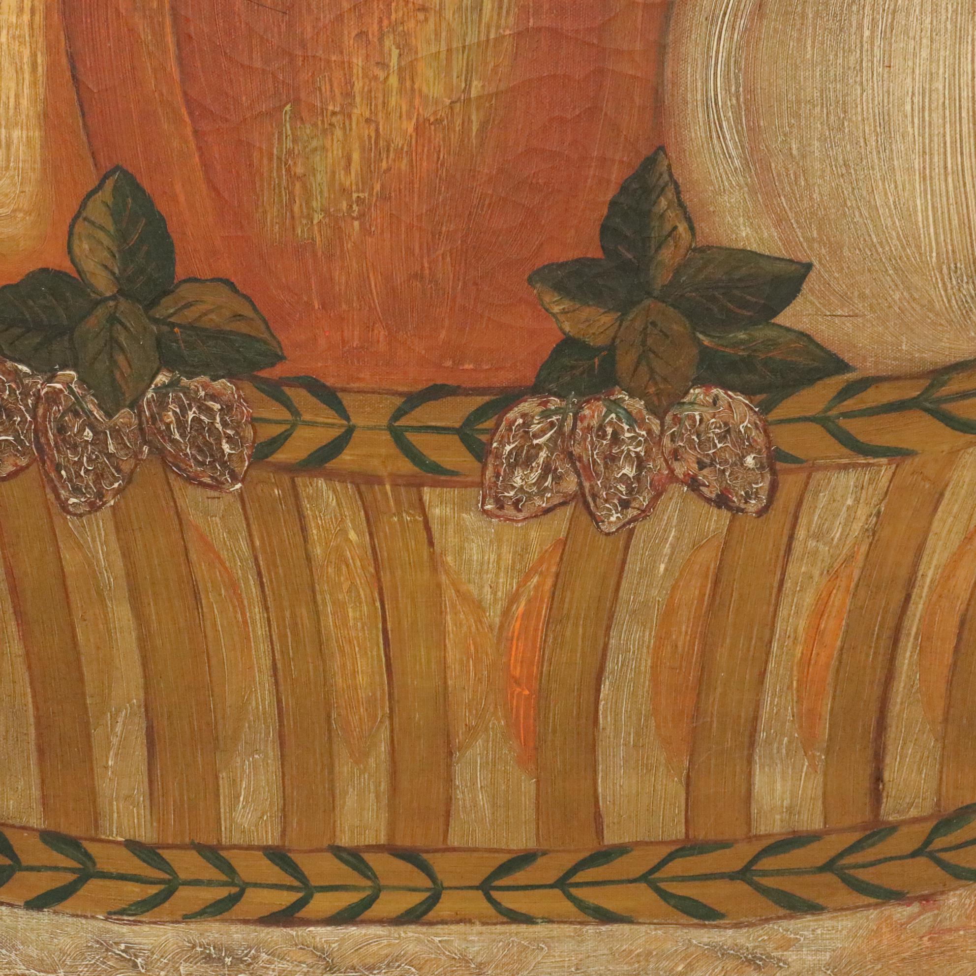 Warren Kietson Still Life Oil Painting "La Fruit," 1965