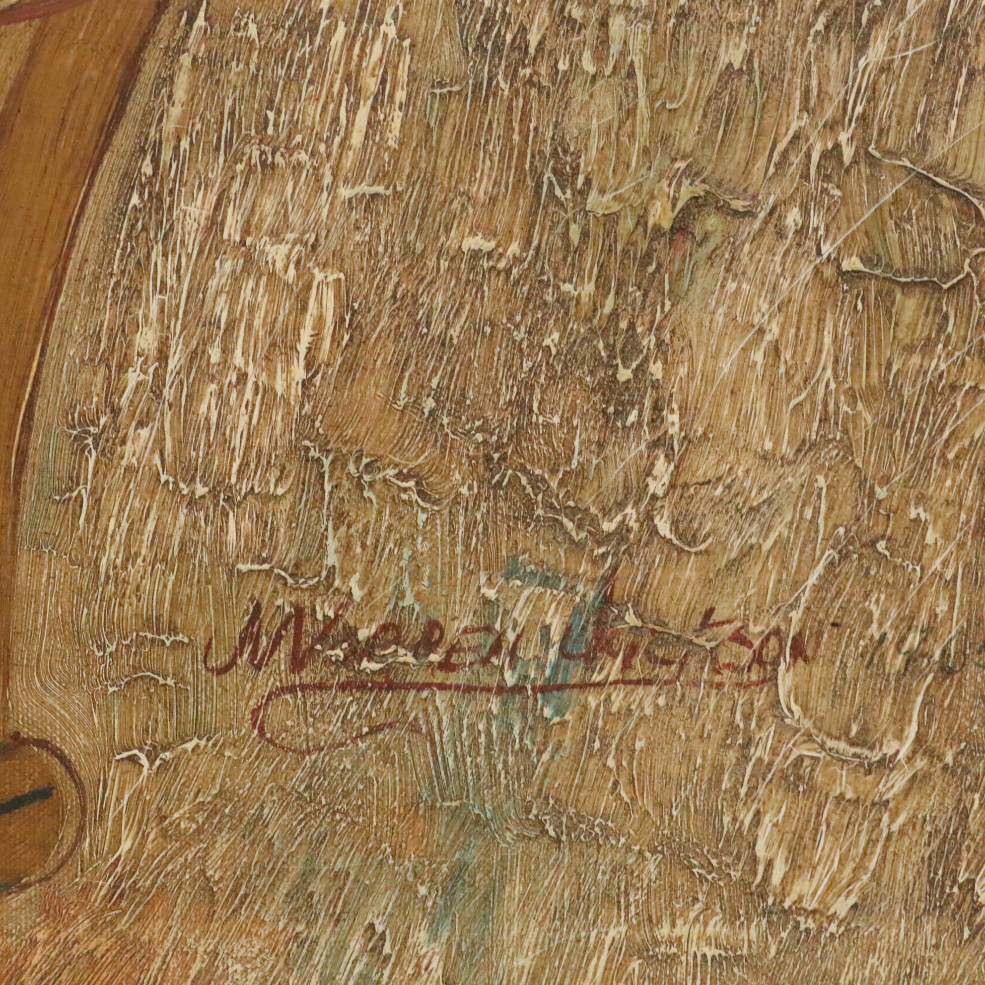 Warren Kietson Still Life Oil Painting "La Fruit," 1965