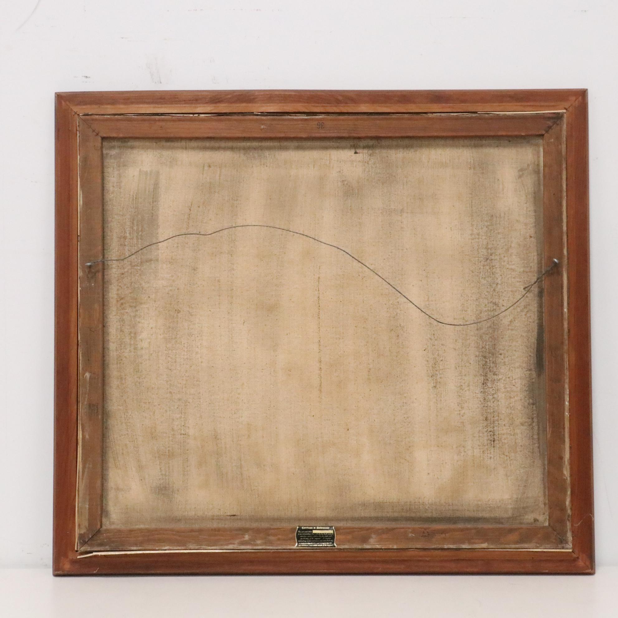 Warren Kietson Still Life Oil Painting "La Fruit," 1965