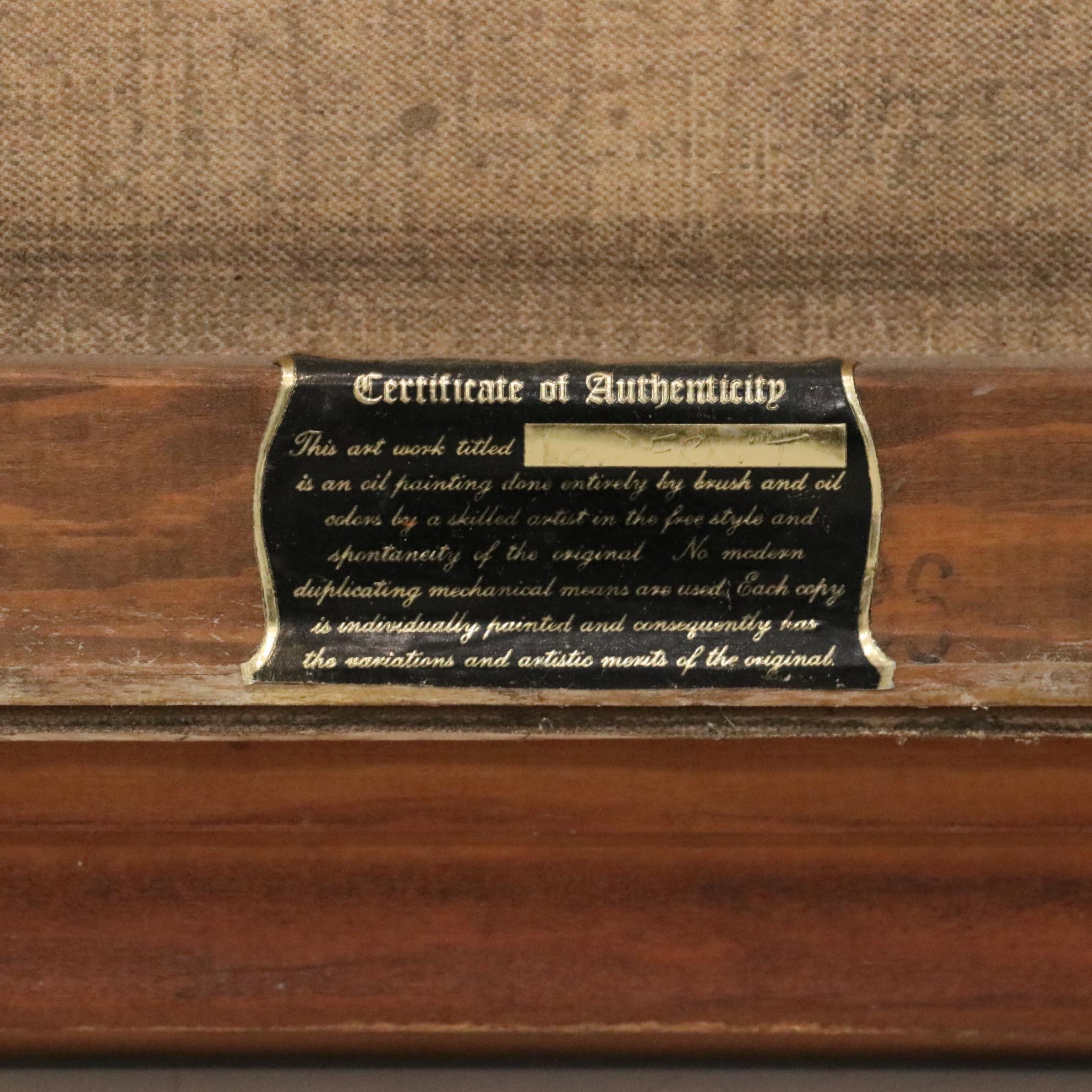 Warren Kietson Still Life Oil Painting "La Fruit," 1965