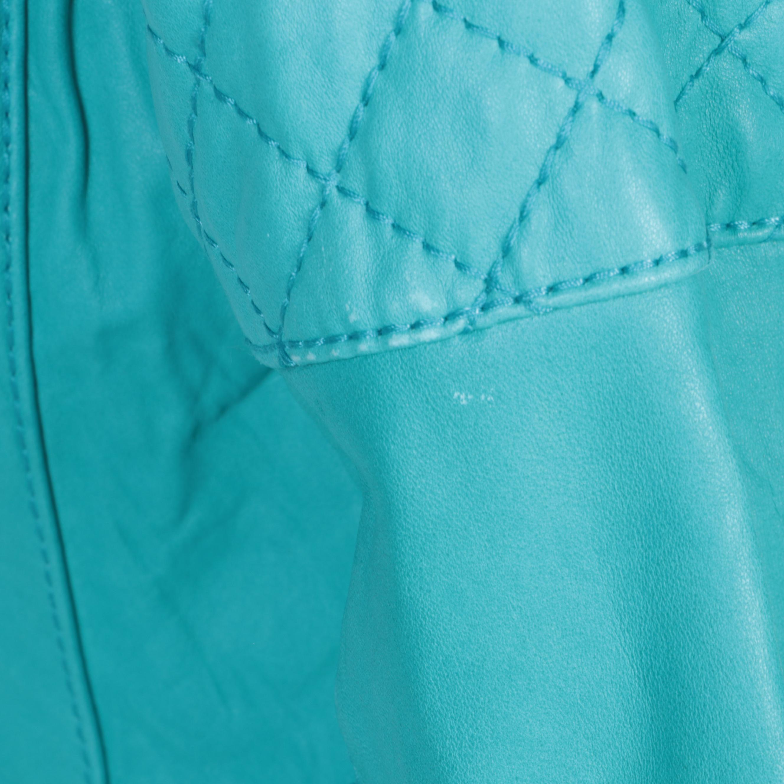 Neiman Marcus Leather Jacket and Escada Jacket with Knit Short Sleeved Top