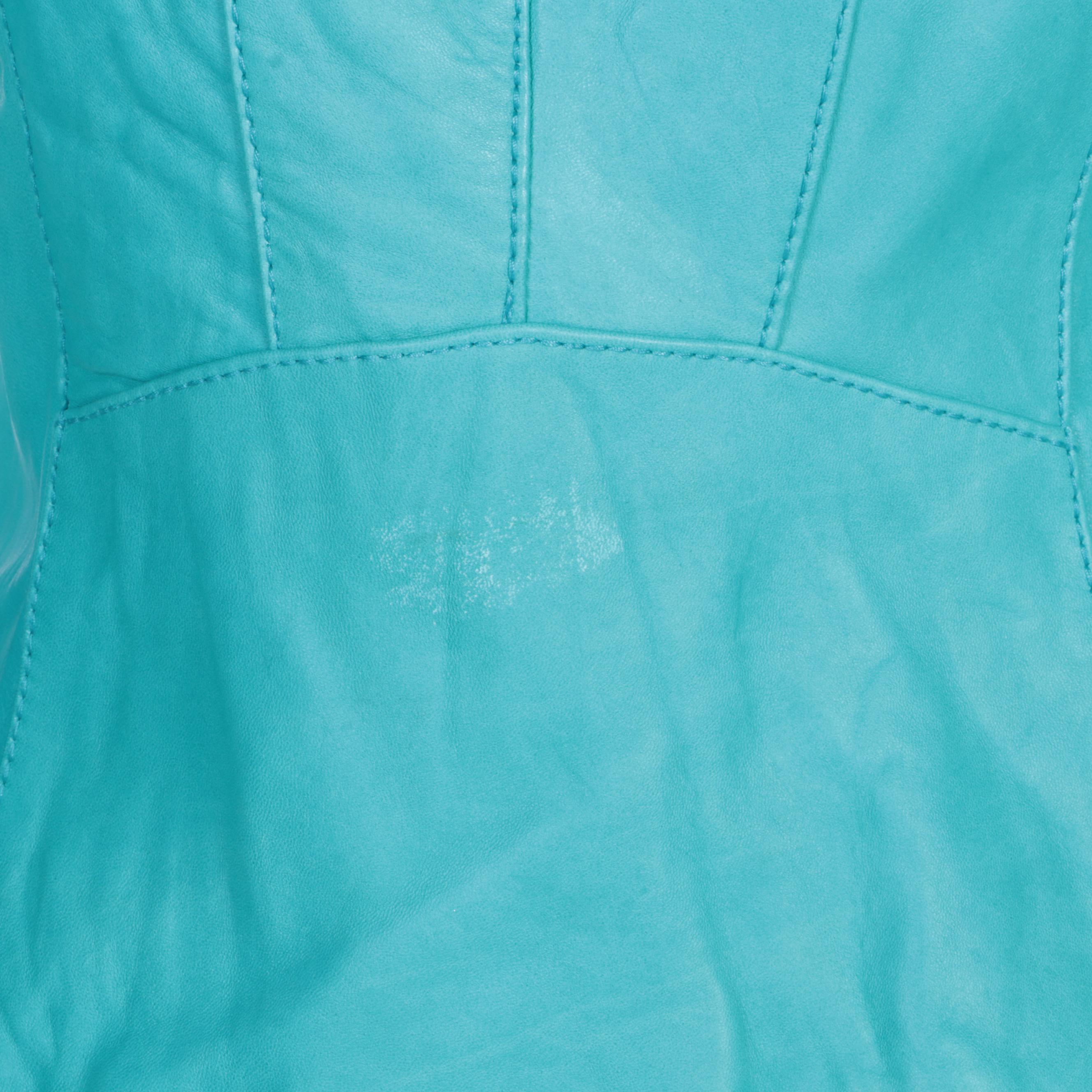 Neiman Marcus Leather Jacket and Escada Jacket with Knit Short Sleeved Top