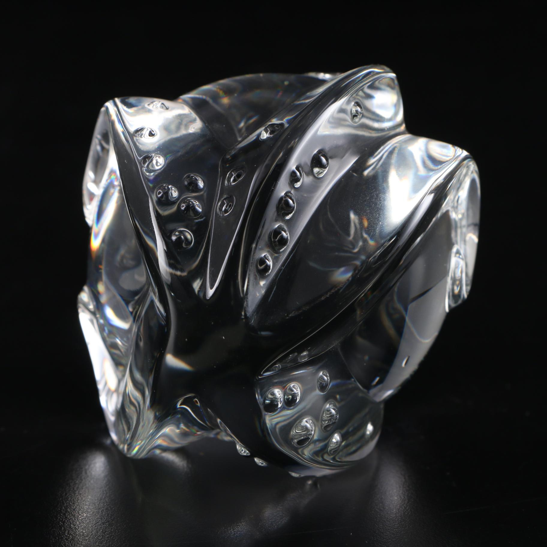 Steuben Art Glass "Starfish" Figurine Designed by David Dowler