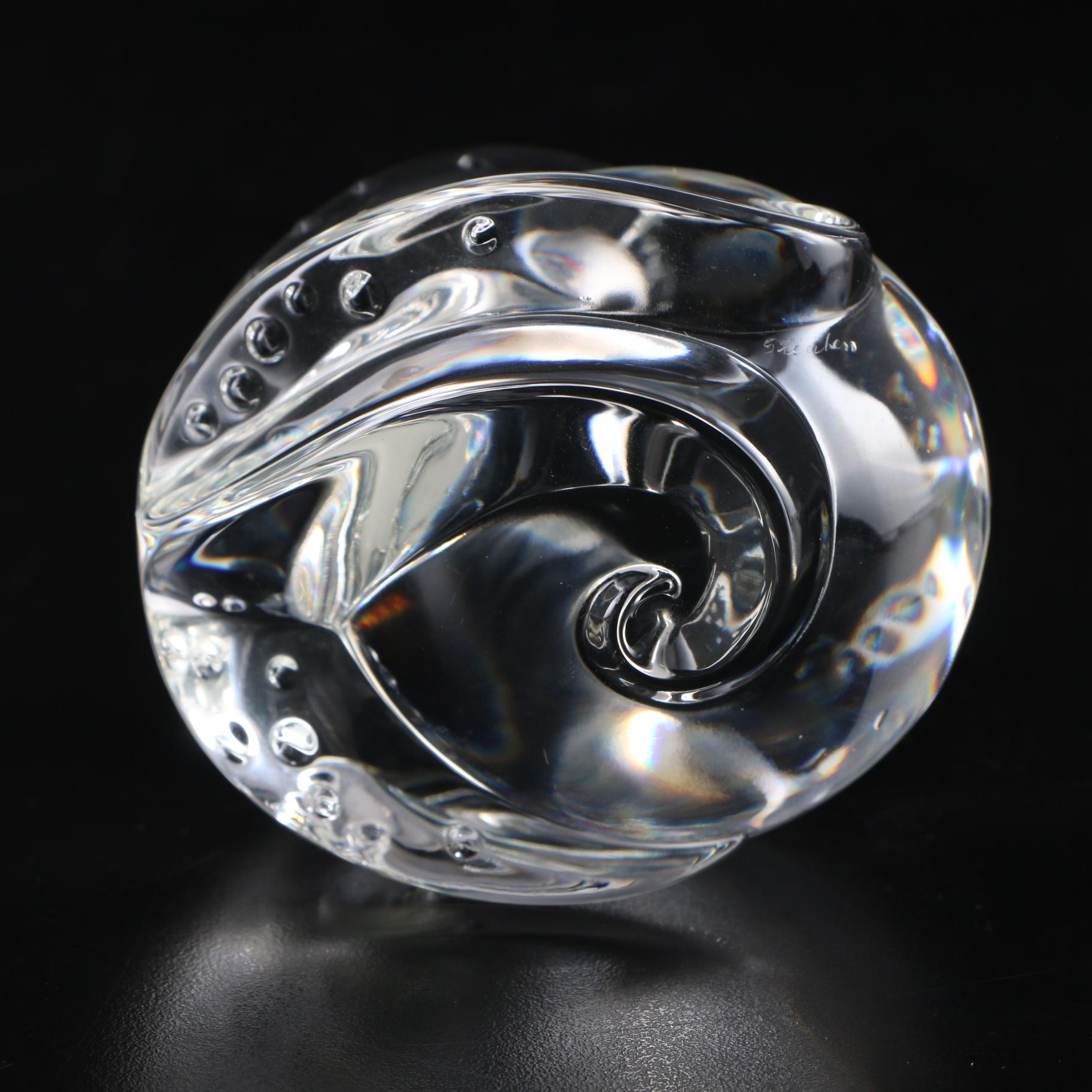 Steuben Art Glass "Starfish" Figurine Designed by David Dowler