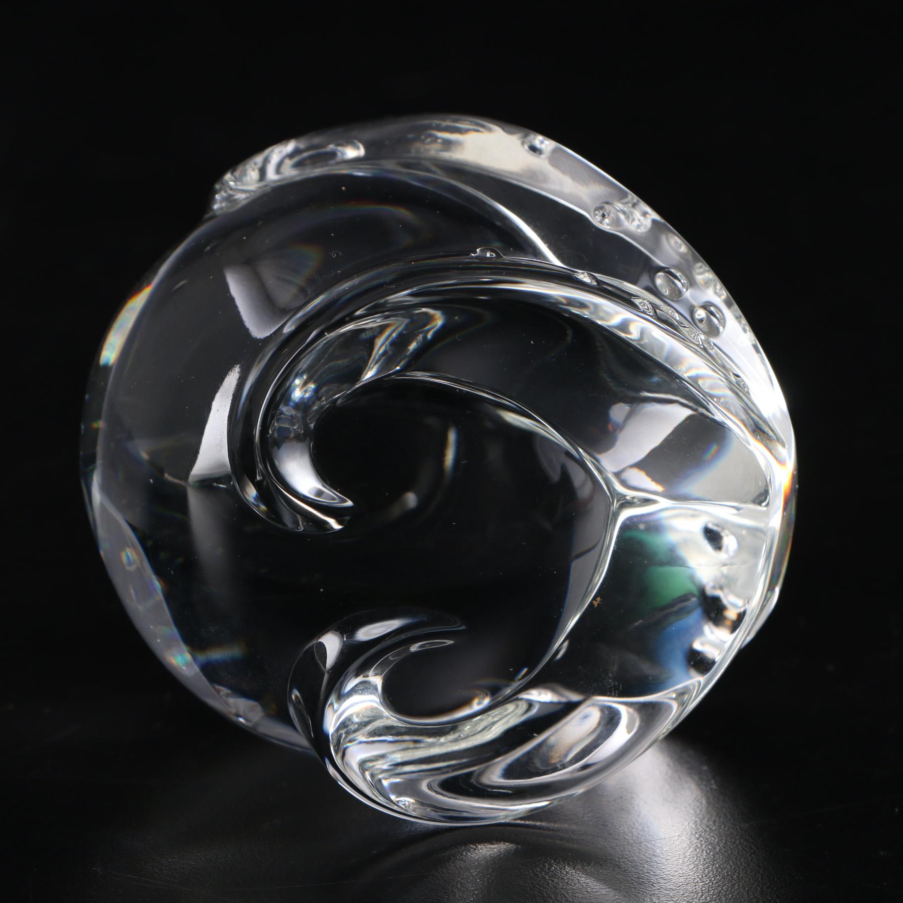 Steuben Art Glass "Starfish" Figurine Designed by David Dowler