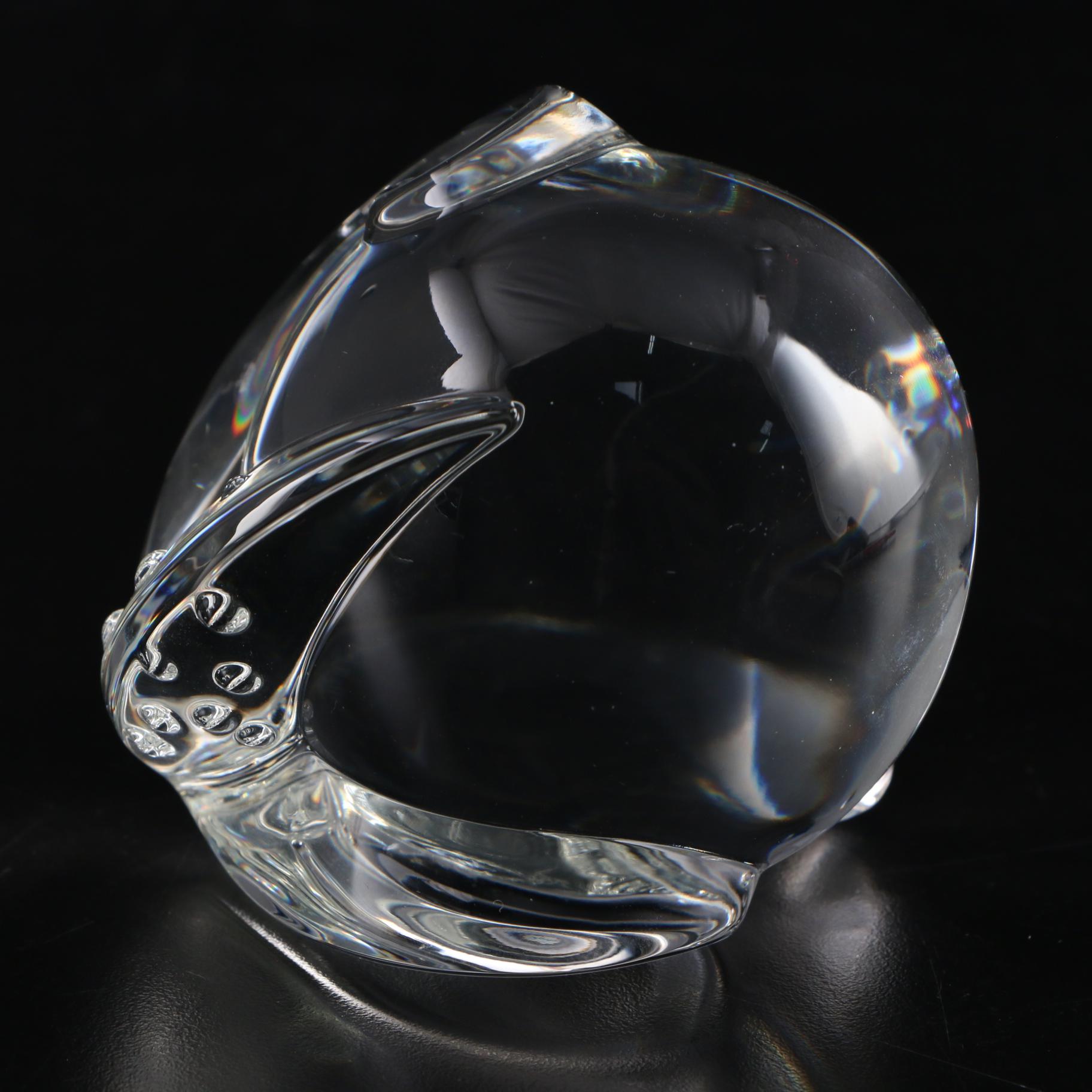 Steuben Art Glass "Starfish" Figurine Designed by David Dowler