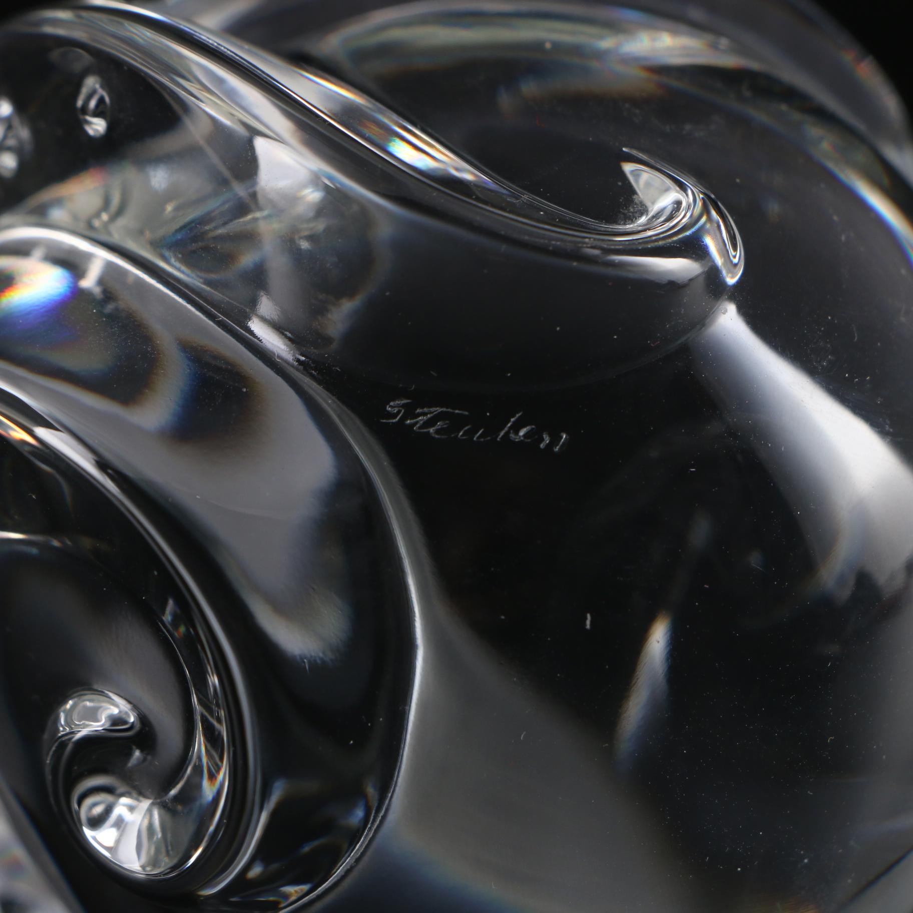 Steuben Art Glass "Starfish" Figurine Designed by David Dowler