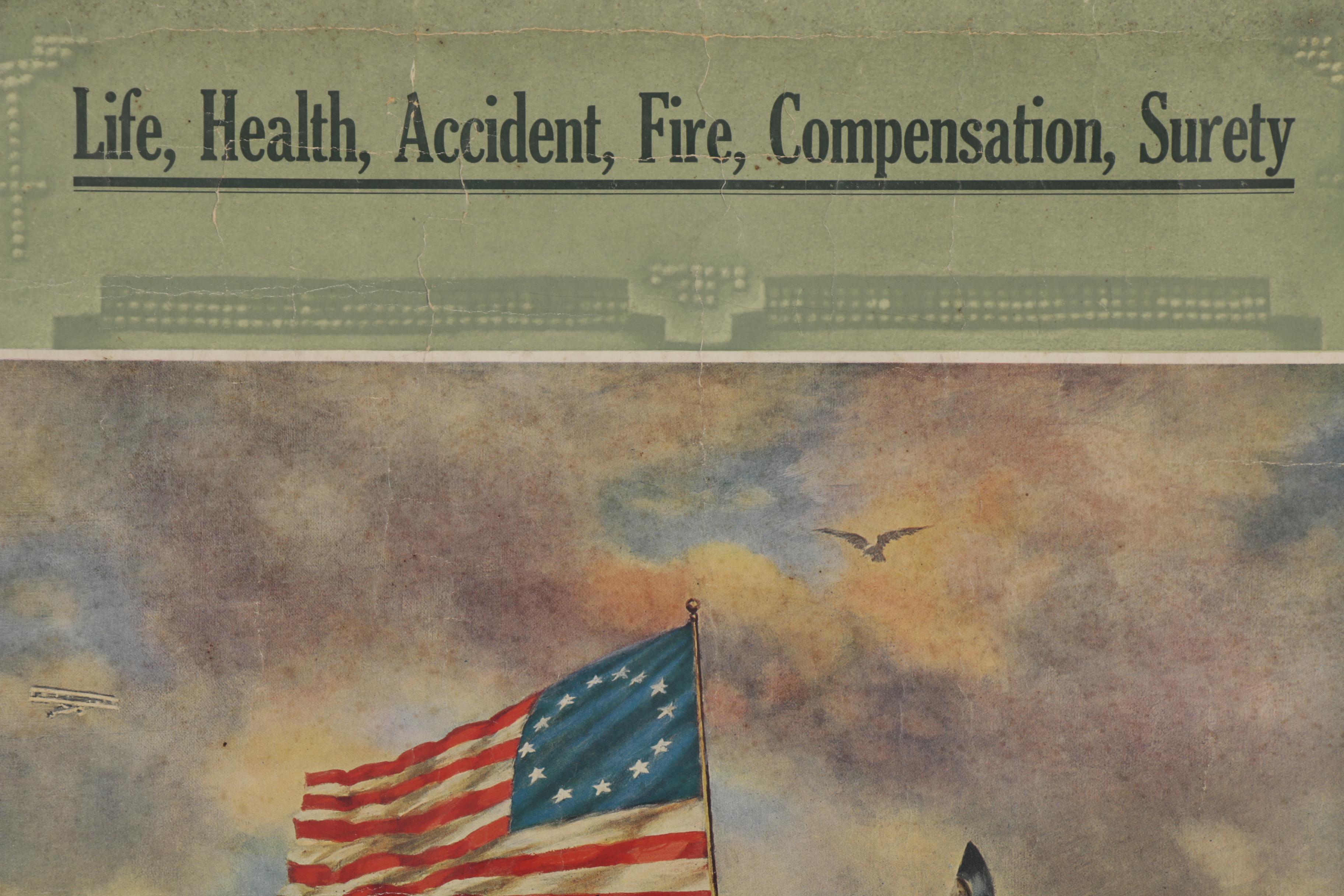 E.M Woodward Automobile Insurance Calendar, 1919