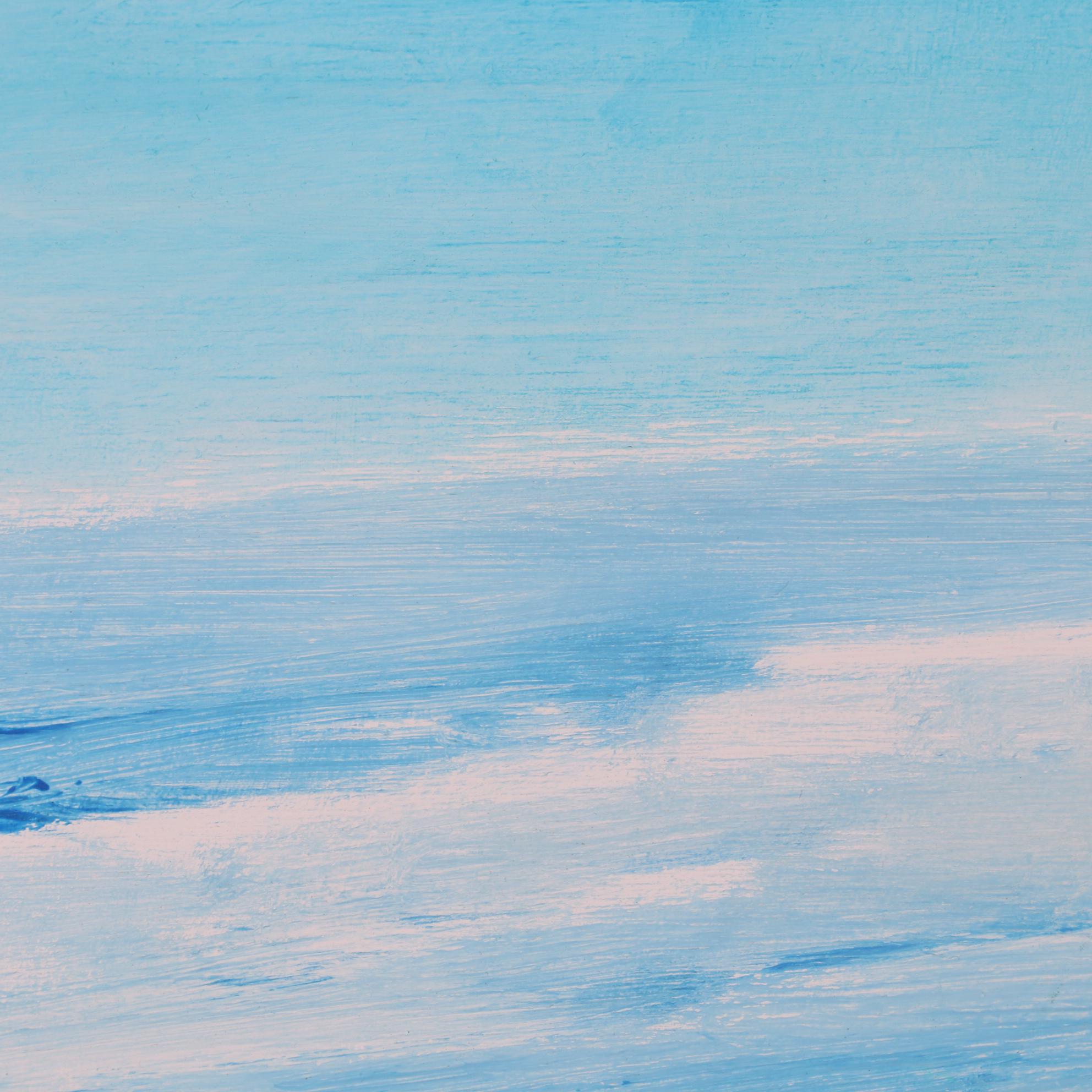 Philip the Transplant Abstract Landscape Mixed Media Painting, 2019