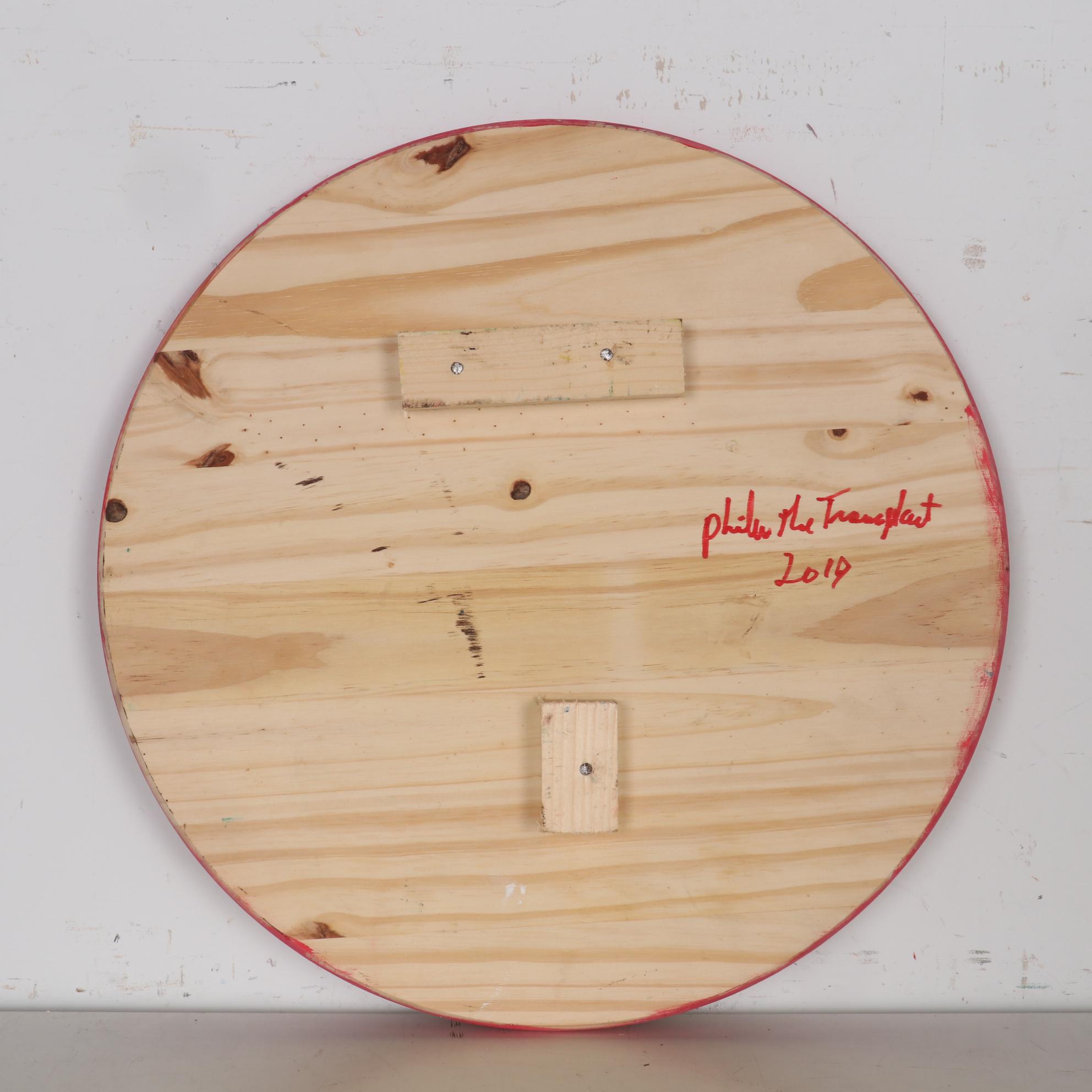 Philip the Transplant Abstract Landscape Mixed Media Painting, 2019