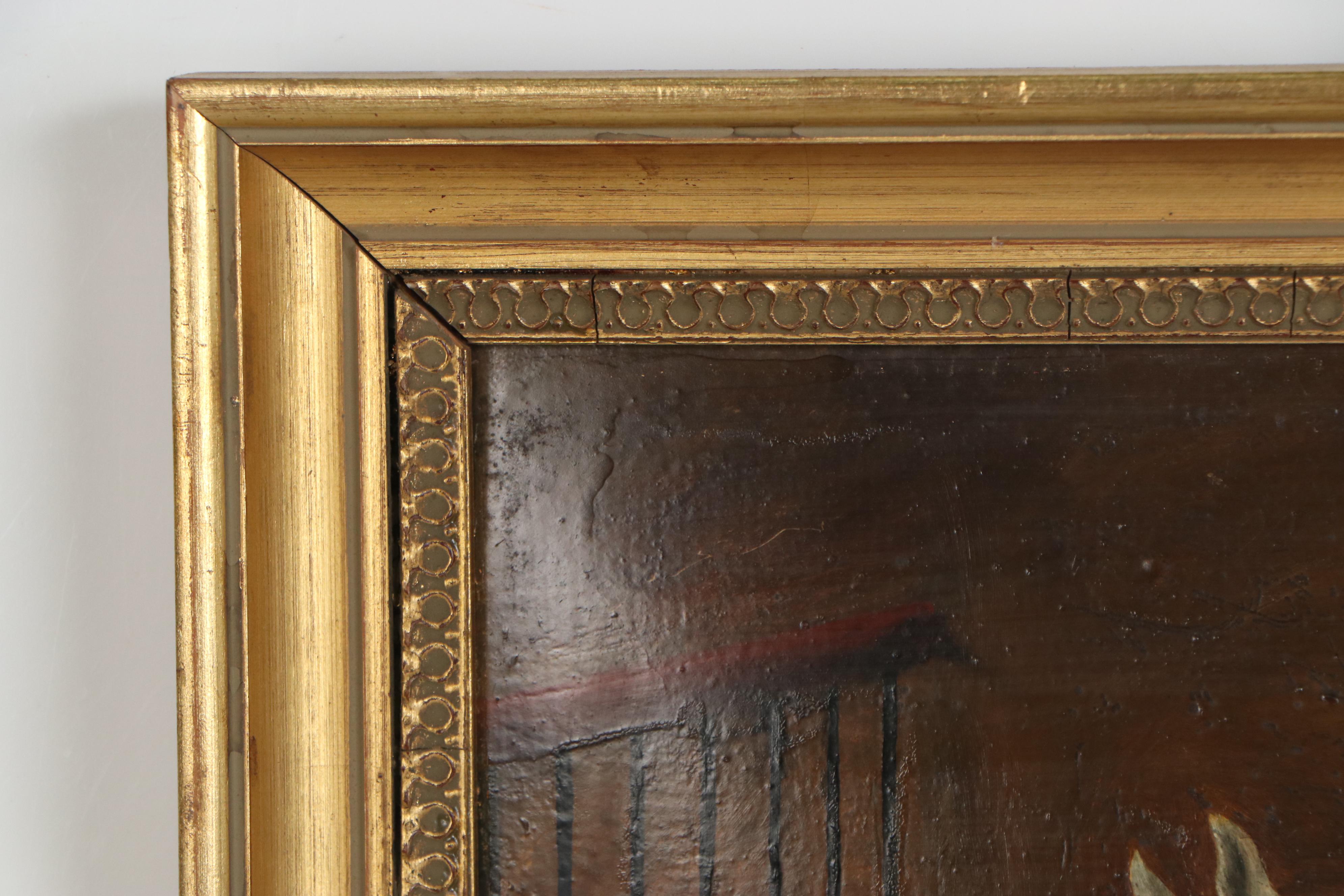 Oil Painting of a Dapple-Grey Horse, circa 1900