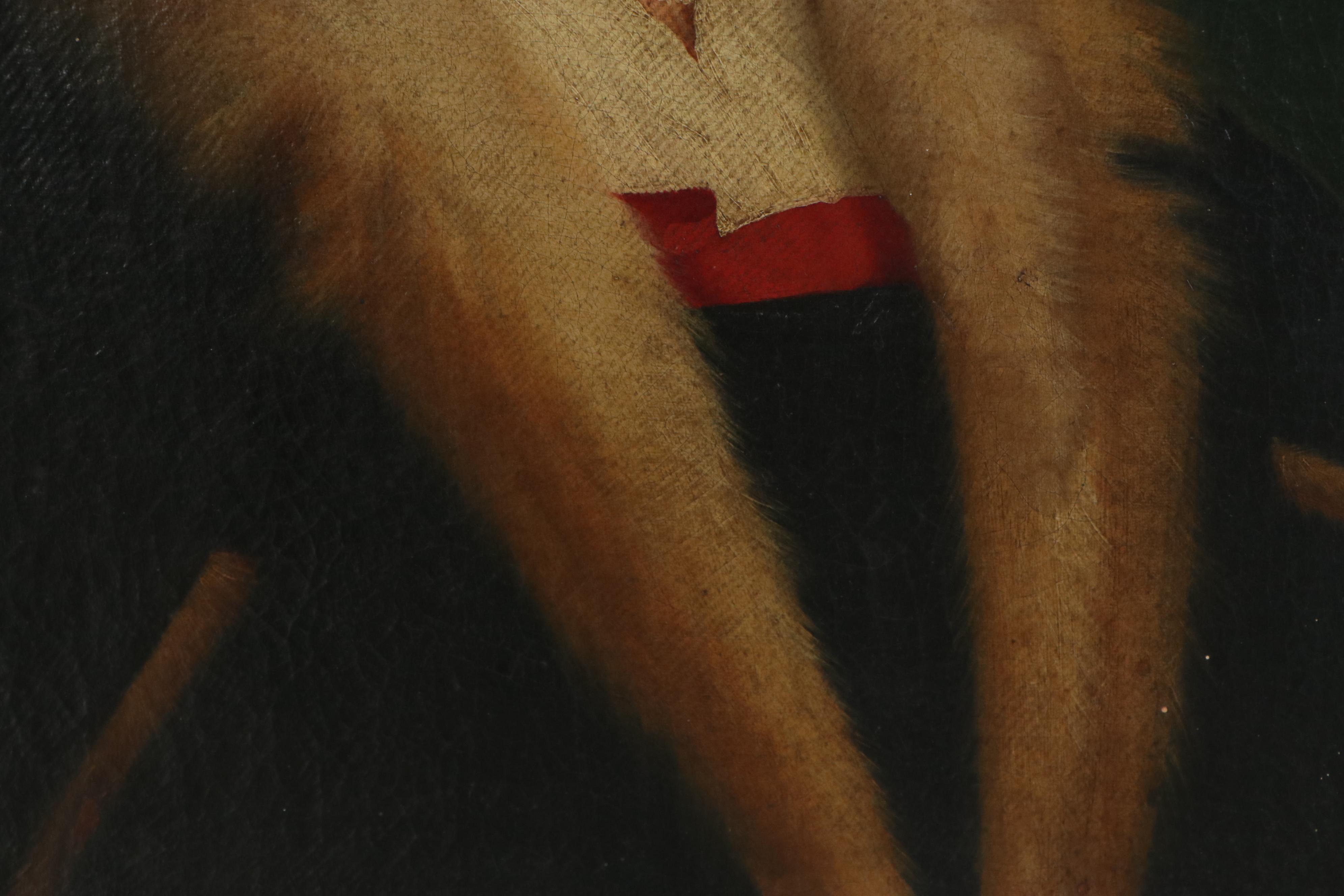 Oil Painting after Christoph Amberger "Portrait of Sebastian Münzer"