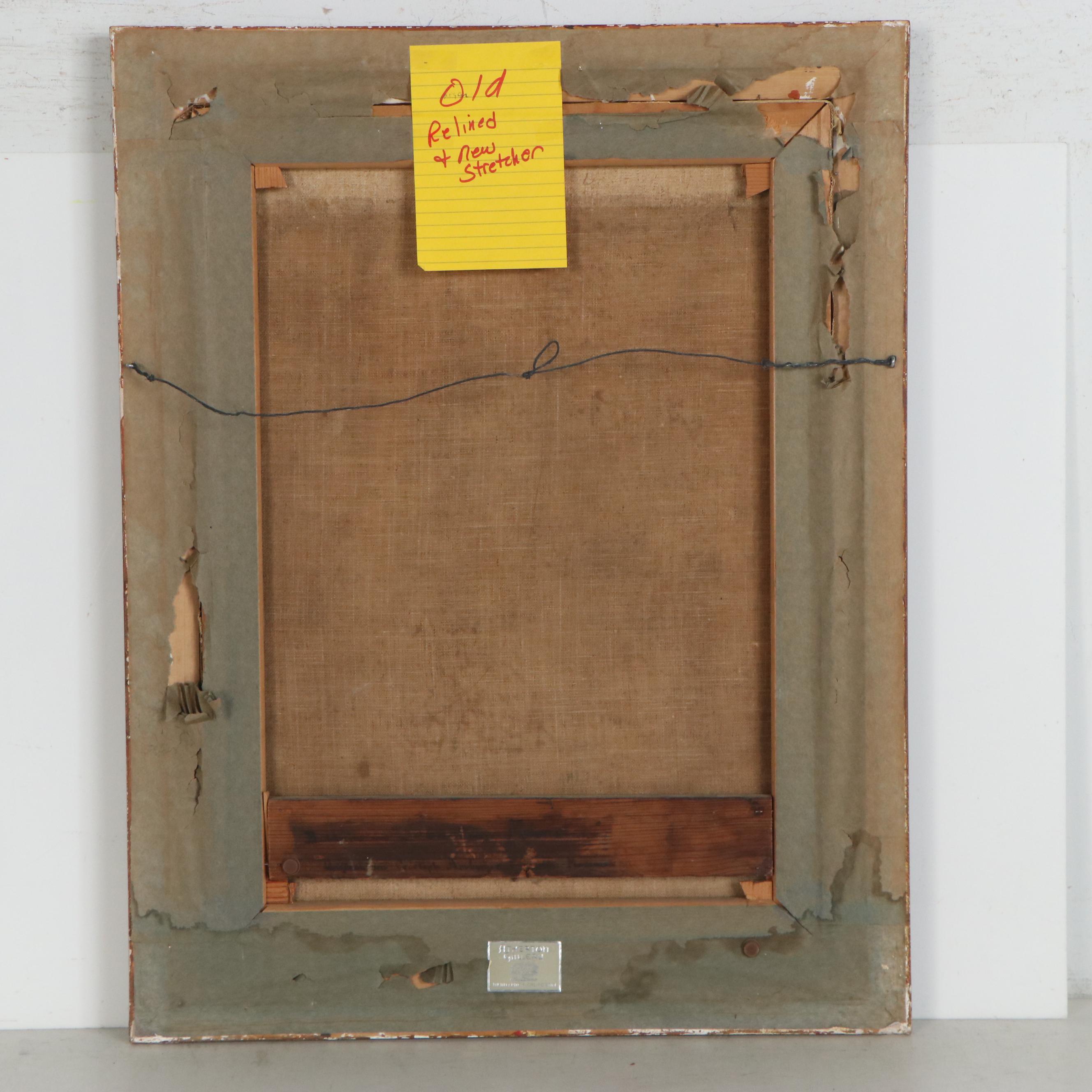 Oil Painting after Christoph Amberger "Portrait of Sebastian Münzer"