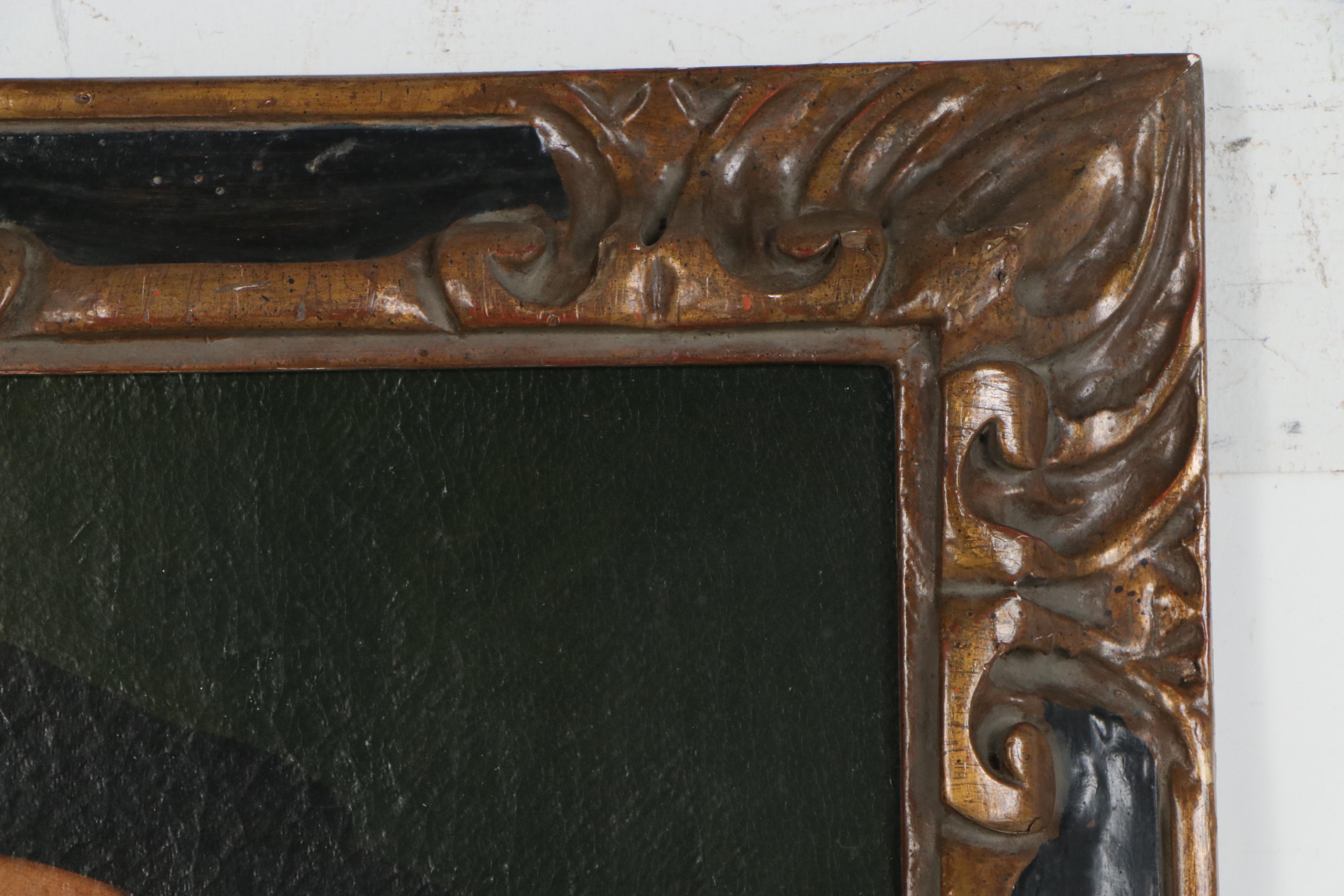 Oil Painting after Christoph Amberger "Portrait of Sebastian Münzer"