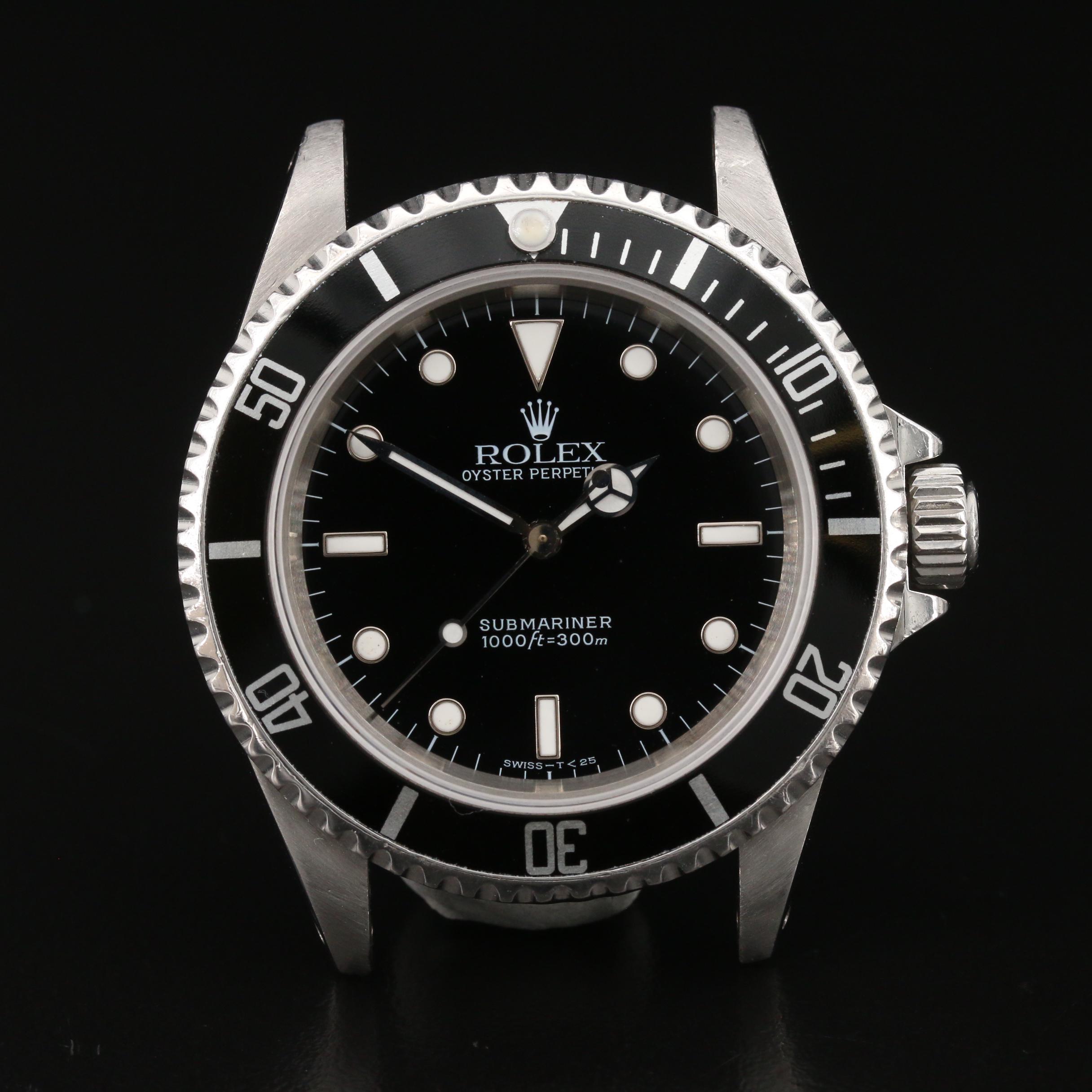 1997 Rolex Submariner 14060 Stainless Steel Automatic Watch