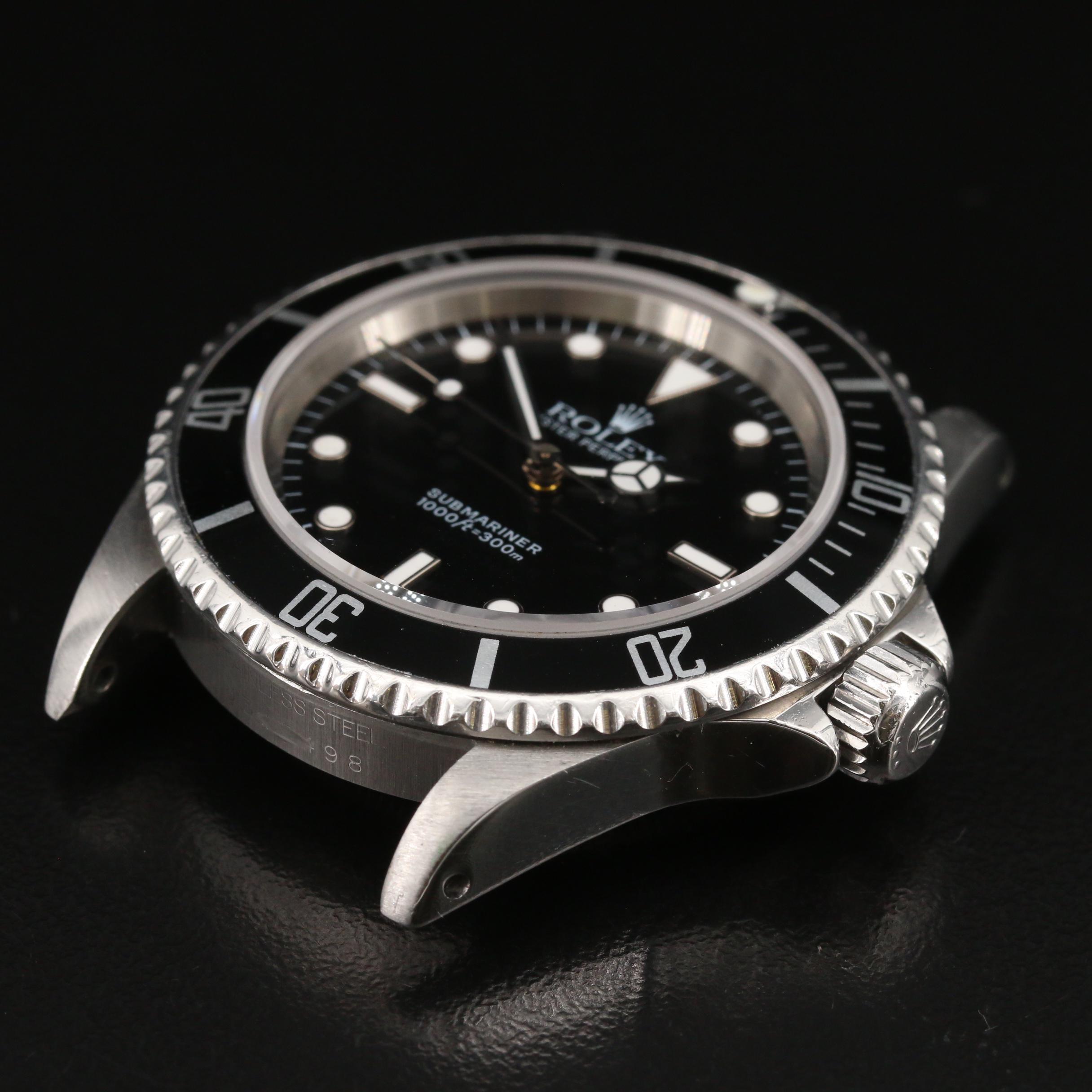 1997 Rolex Submariner 14060 Stainless Steel Automatic Watch
