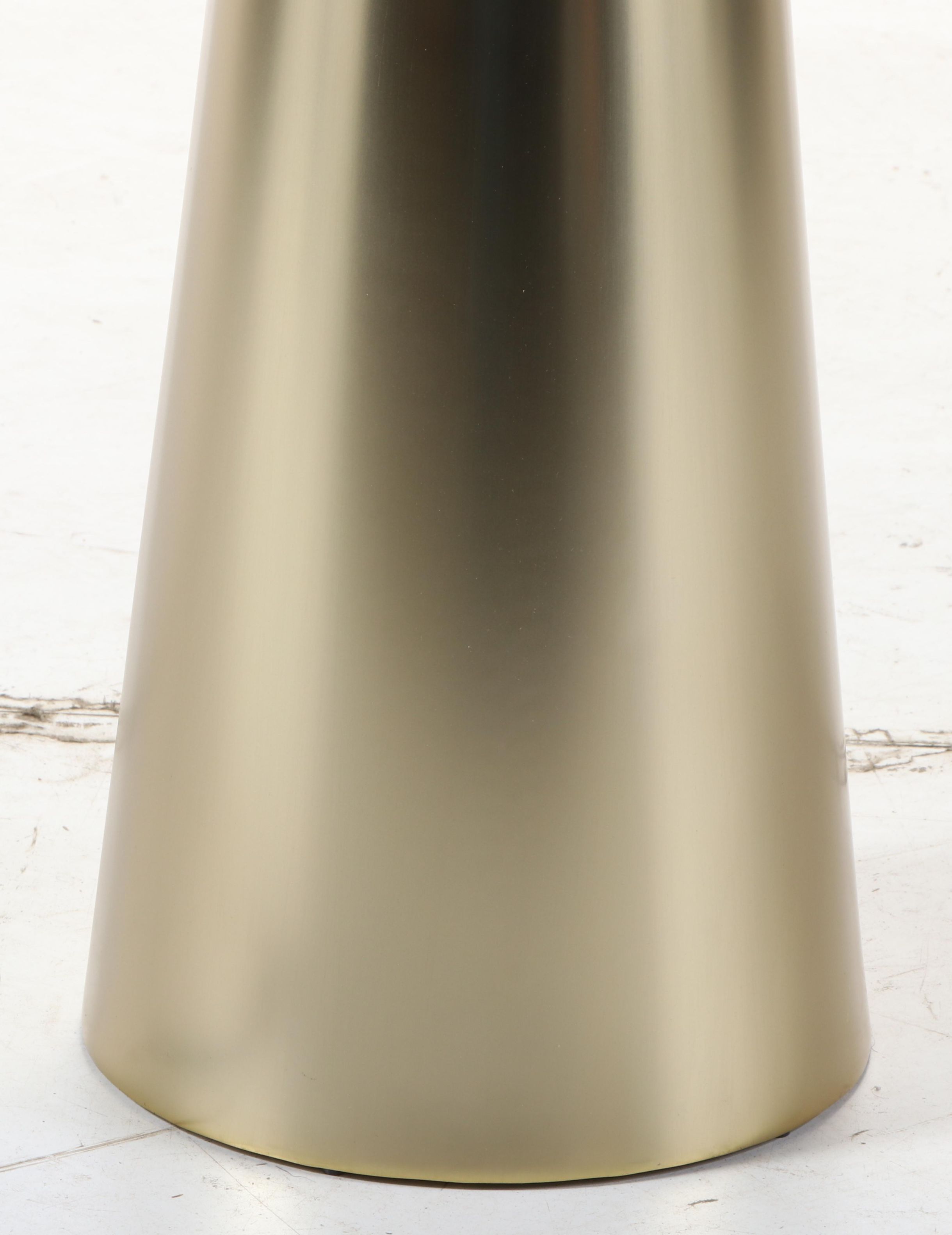 Article "Tromso" Modern Carrara Marble Top Side Table