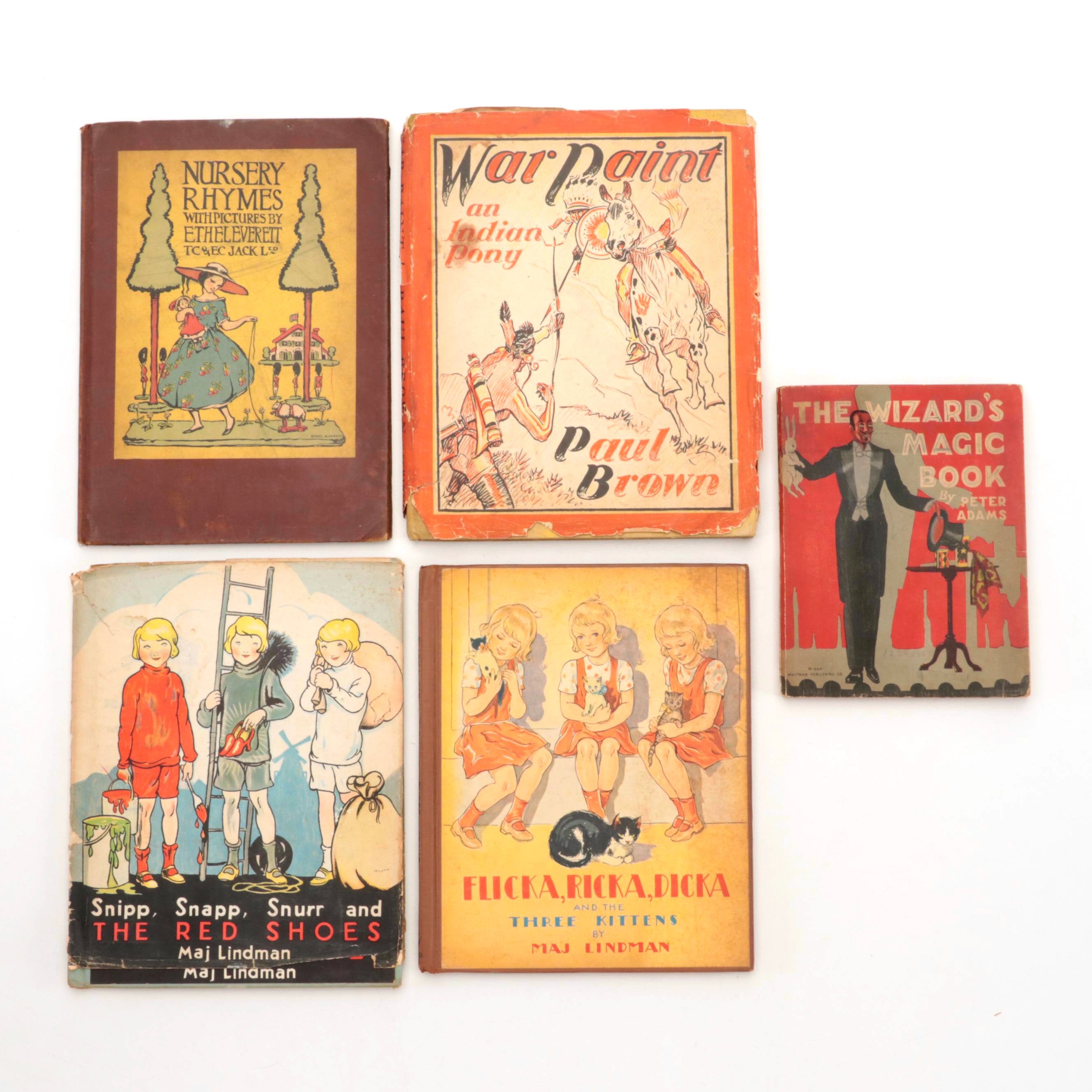 Children's Books and Nursery Rhymes From the 1930s - 1950s