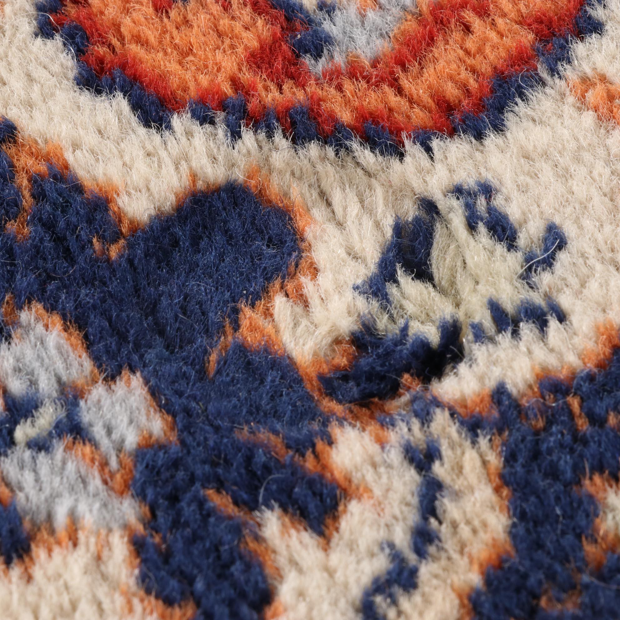 6'0 x 9'8 Machine Made Persian Heriz Style Area Rug