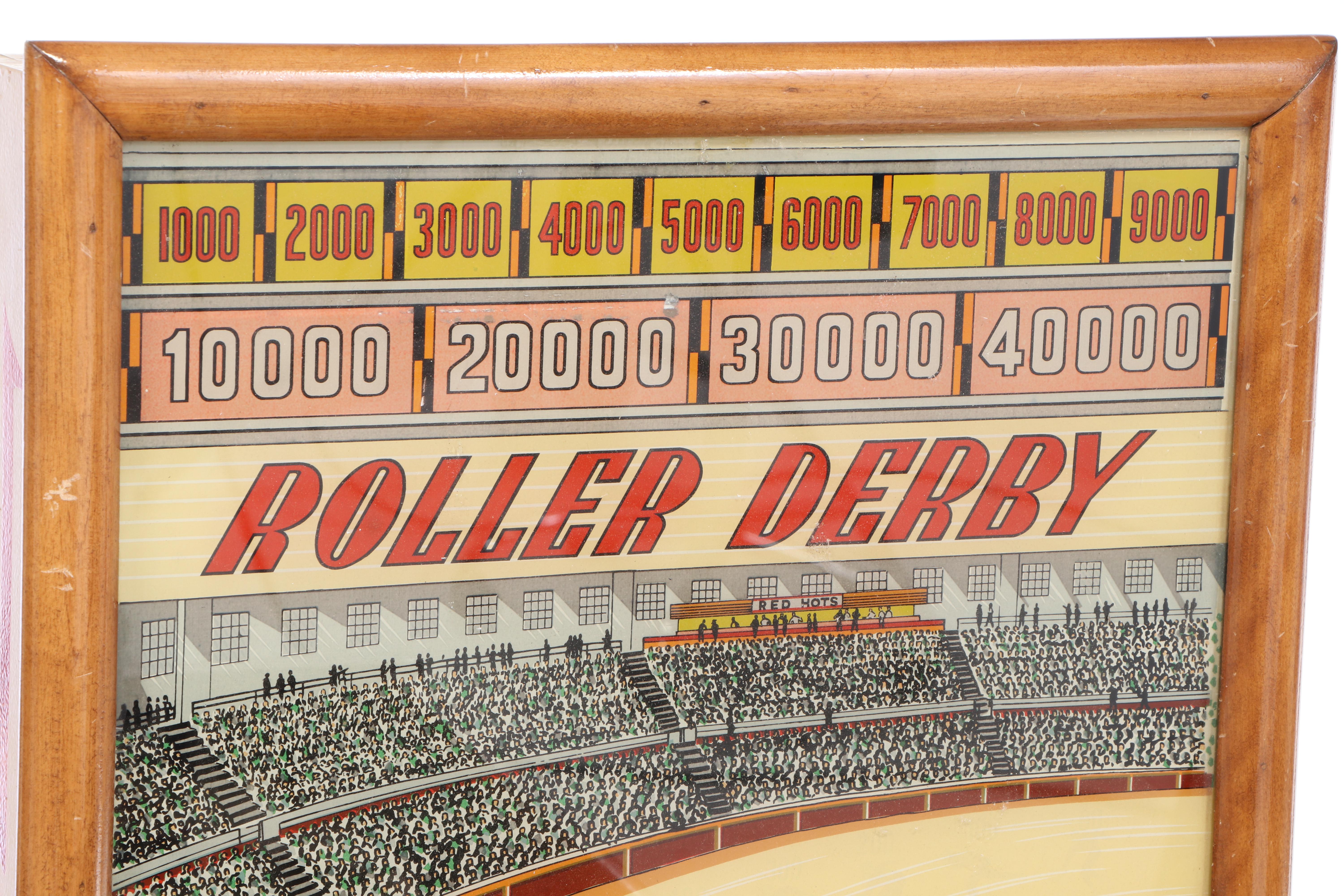 Bally "Roller Derby" Pinball Machine, 1960