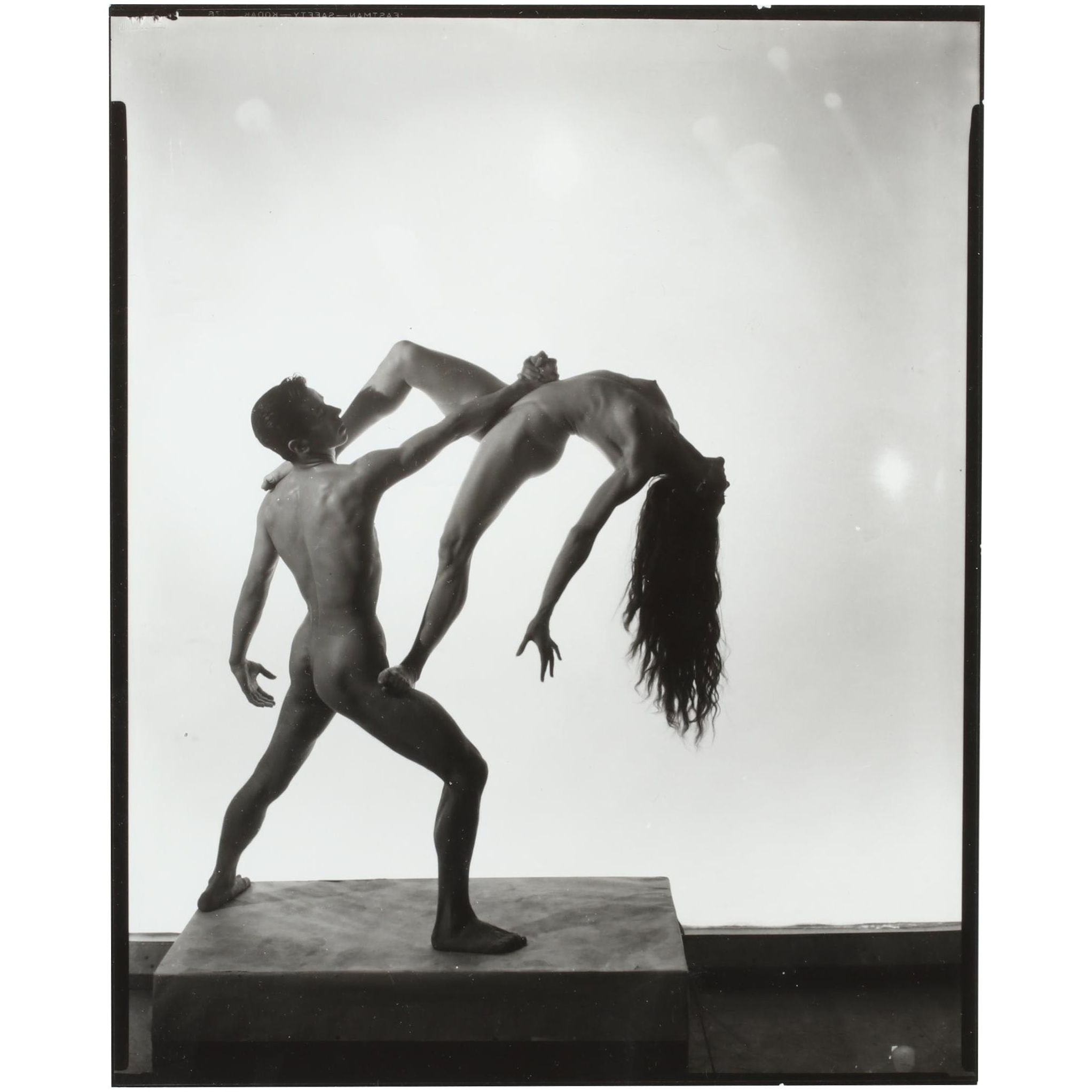 George Platt Lynes Reprinted Silver Gelatin Photograph of Acrobatic Figures