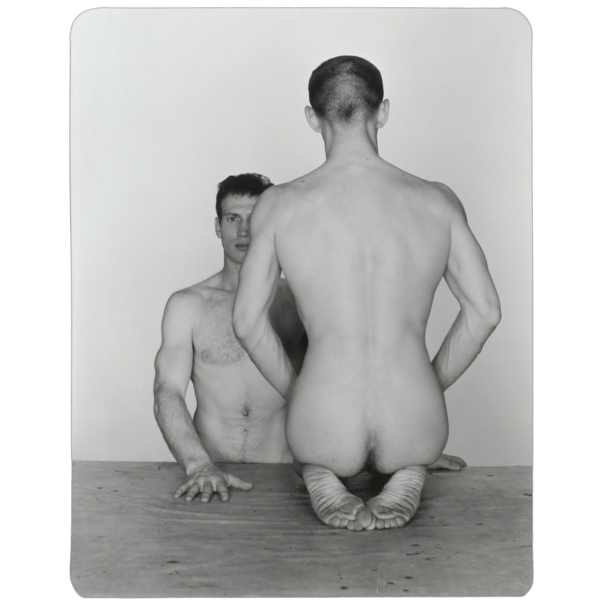 George Platt Lynes Silver Gelatin Print "Mel Fellini and Teodor Starkowski"