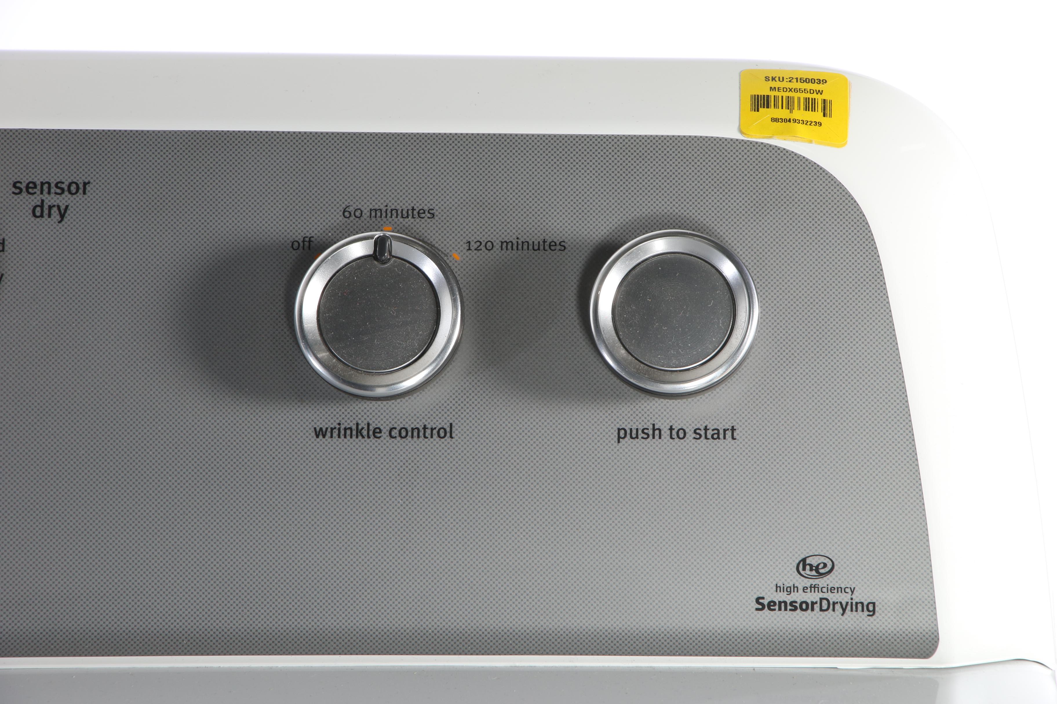 Maytag Bravos White 7.0 Cu. Ft. 11-Cycle Electric Dryer