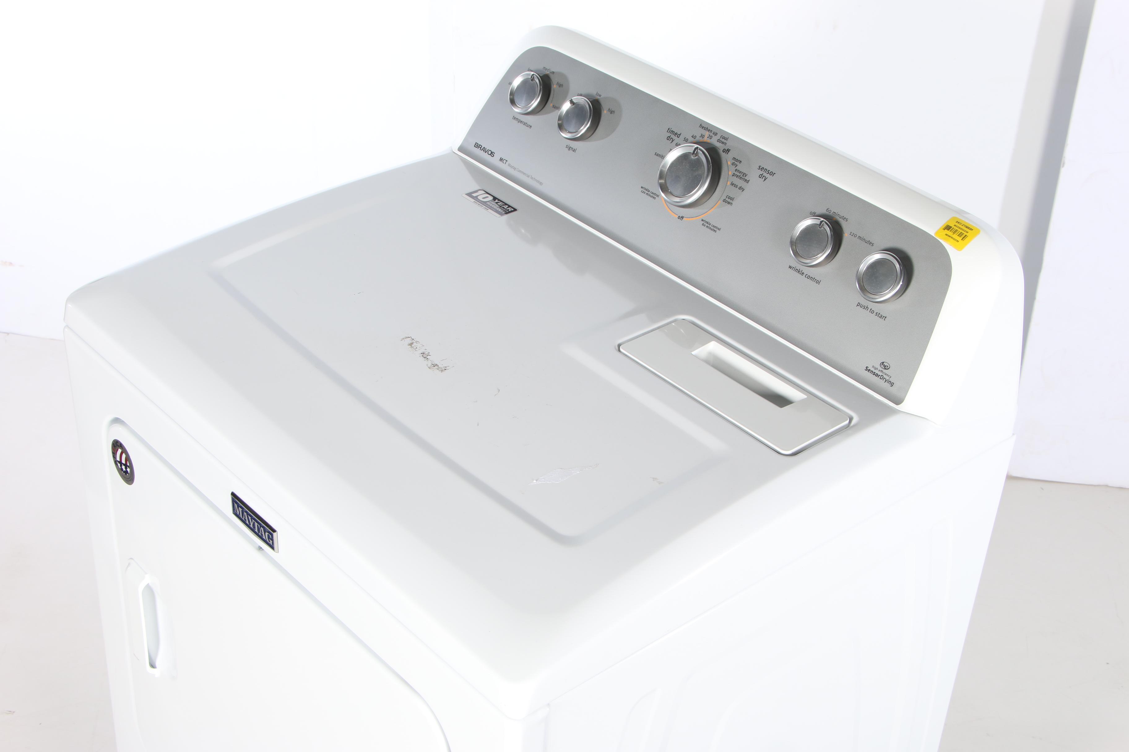 Maytag Bravos White 7.0 Cu. Ft. 11-Cycle Electric Dryer