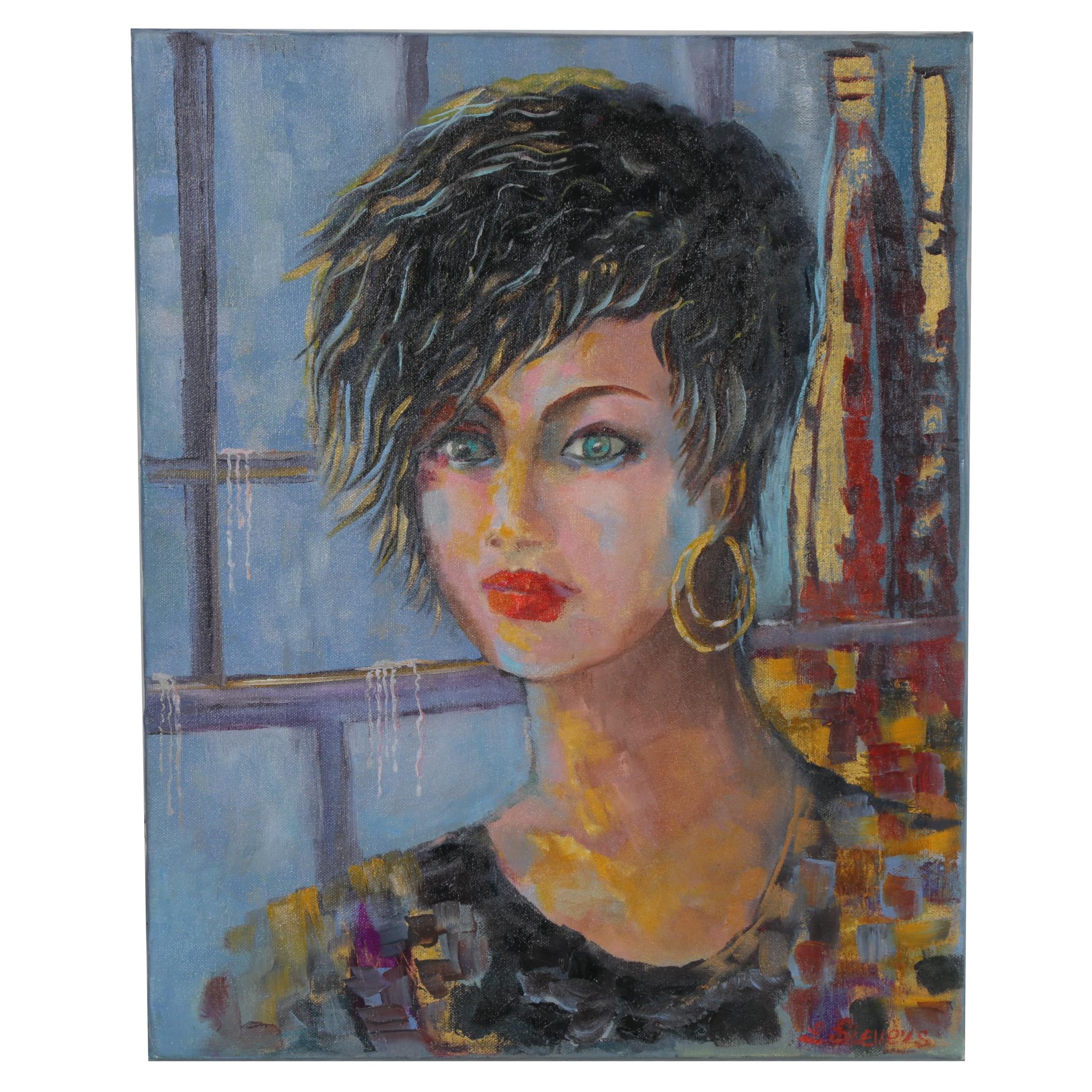 Larissa Sievers Oil Painting "Modern Eve," 2020